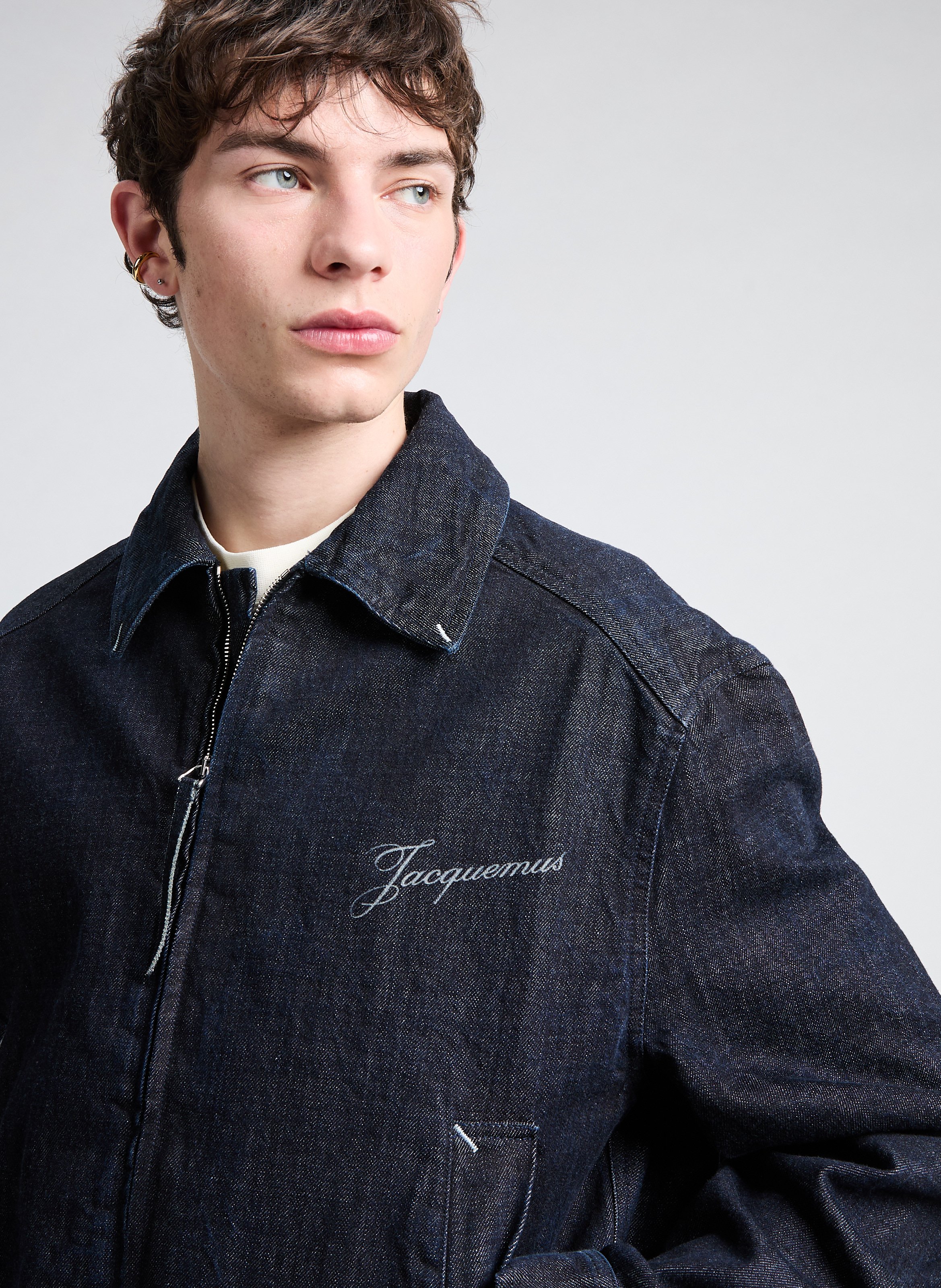 The Canvas Denim Jacket JACQUEMUS Blue