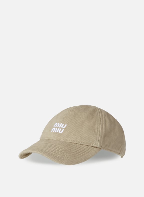 Casquette en coton côtelée Multicolore by MIU MIU MIU MIU Casquette en coton côtelée Multicolore