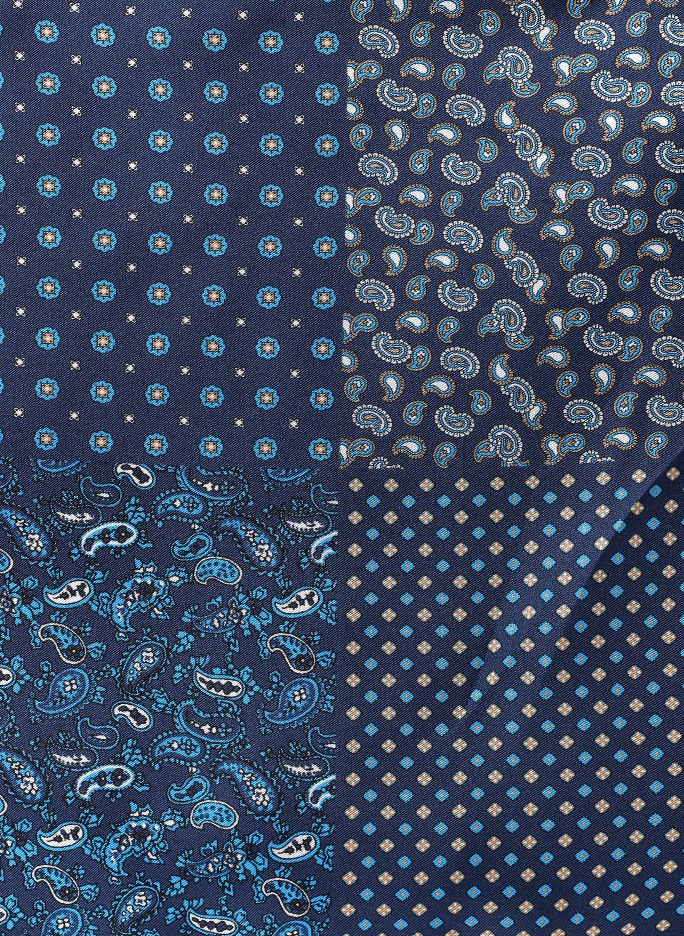 Printed silk square scarf AU PRINTEMPS PARIS Multicolour