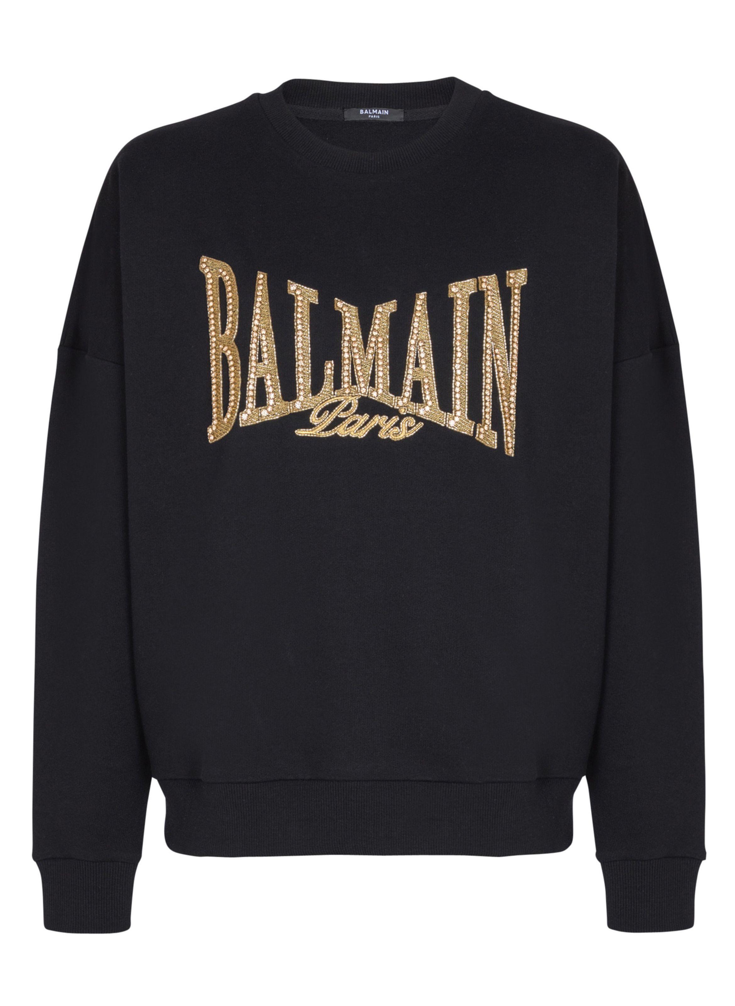 Sweat-Shirt balmain college brodé Balmain Homme