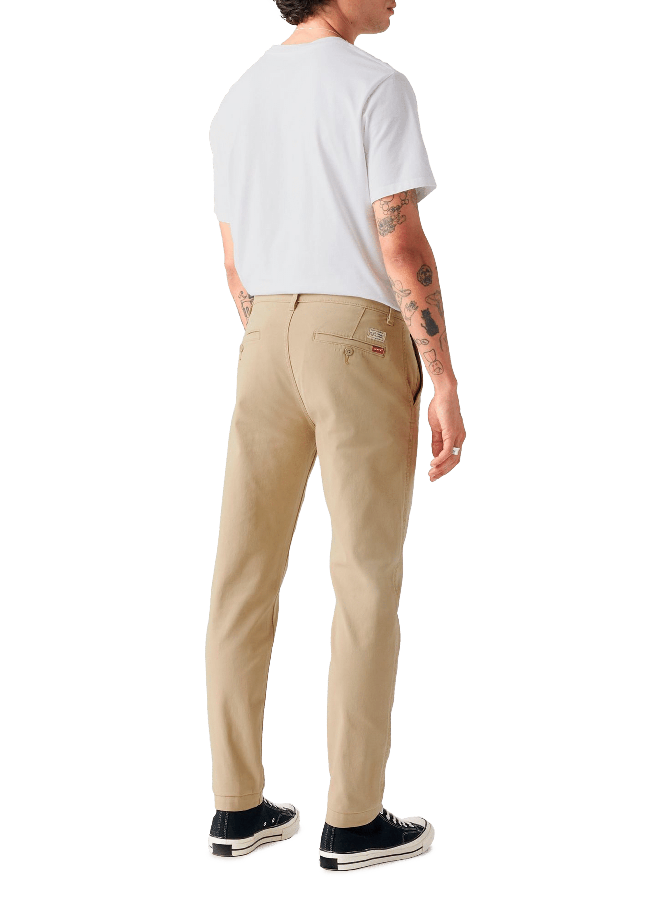 Ribbed trousers LEVI'S Beige