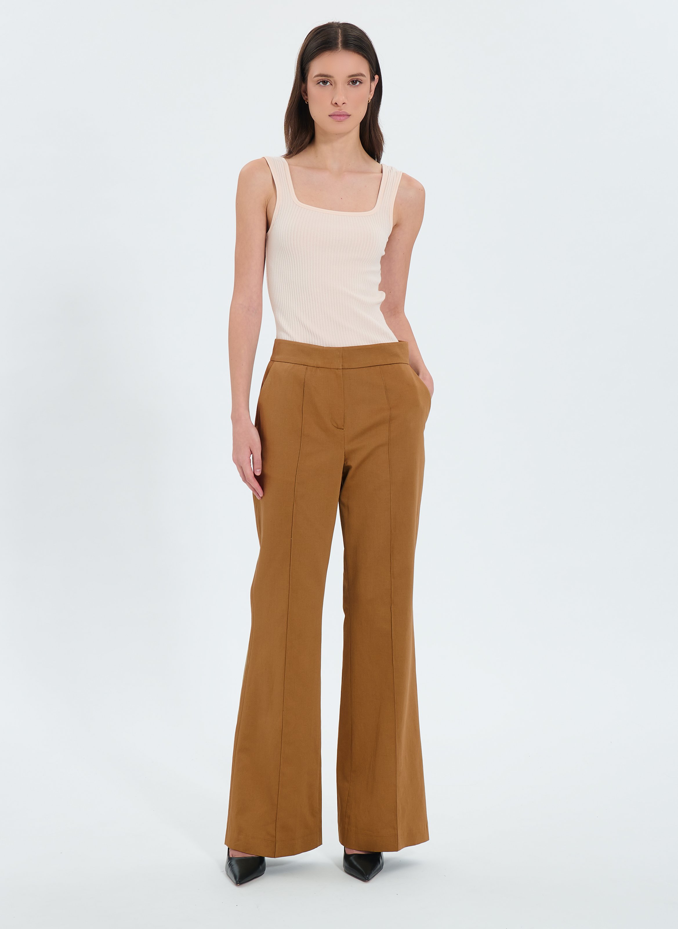 Pantalon  pervenche ZAPA Marron