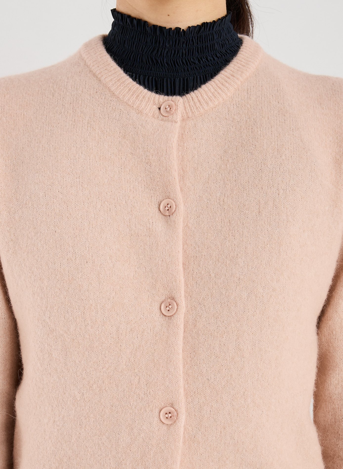 Cardigan laine mélangée SAMSOE SAMSOE Rose