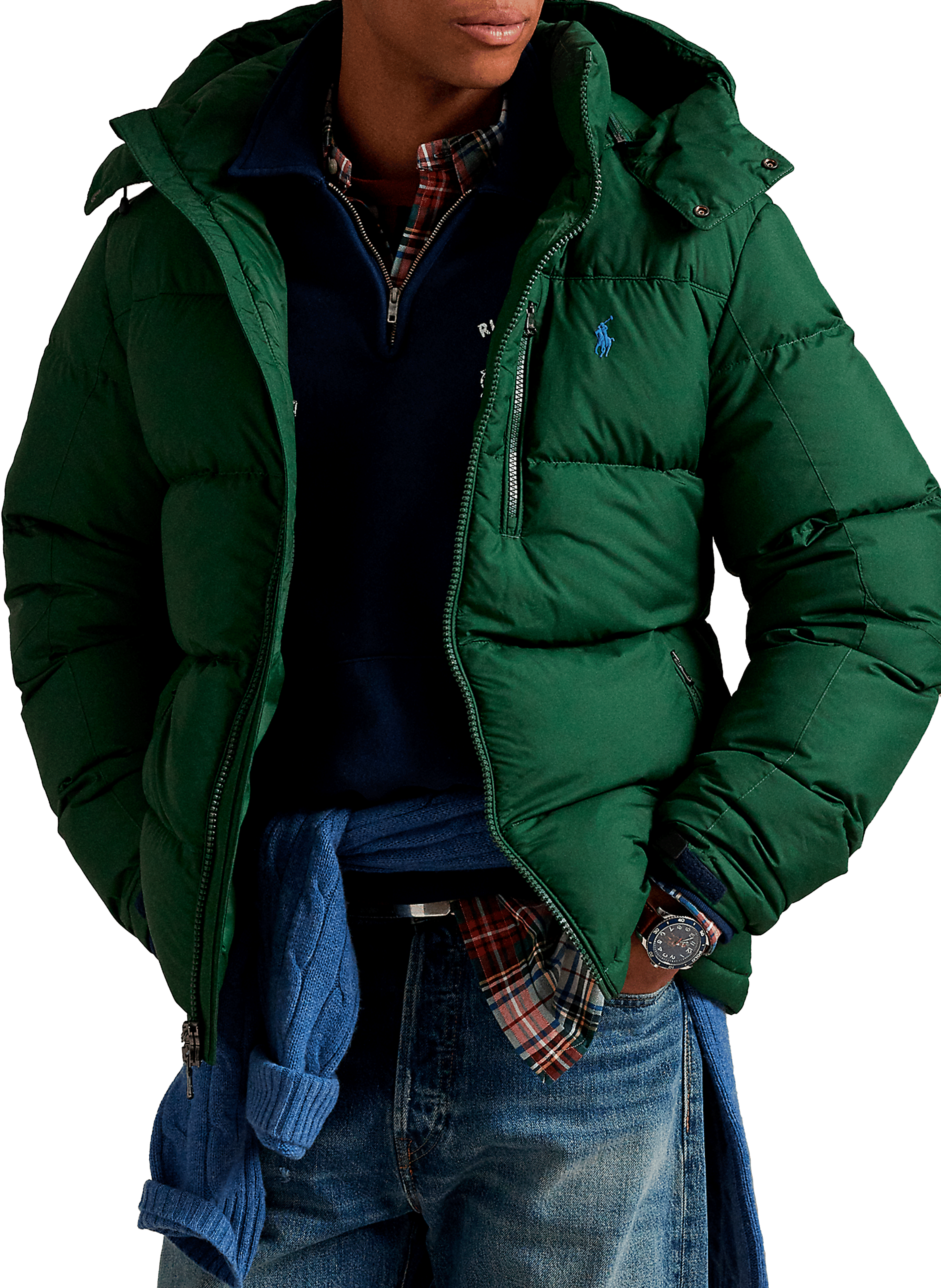 POLO RALPH LAUREN Down jacket  Green