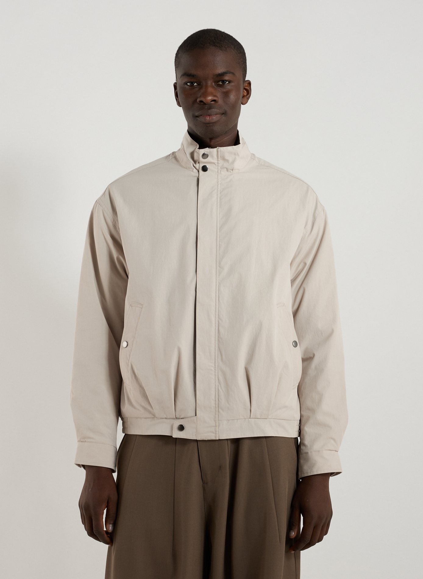 LES DEUX Cotton-blend jacket Grey