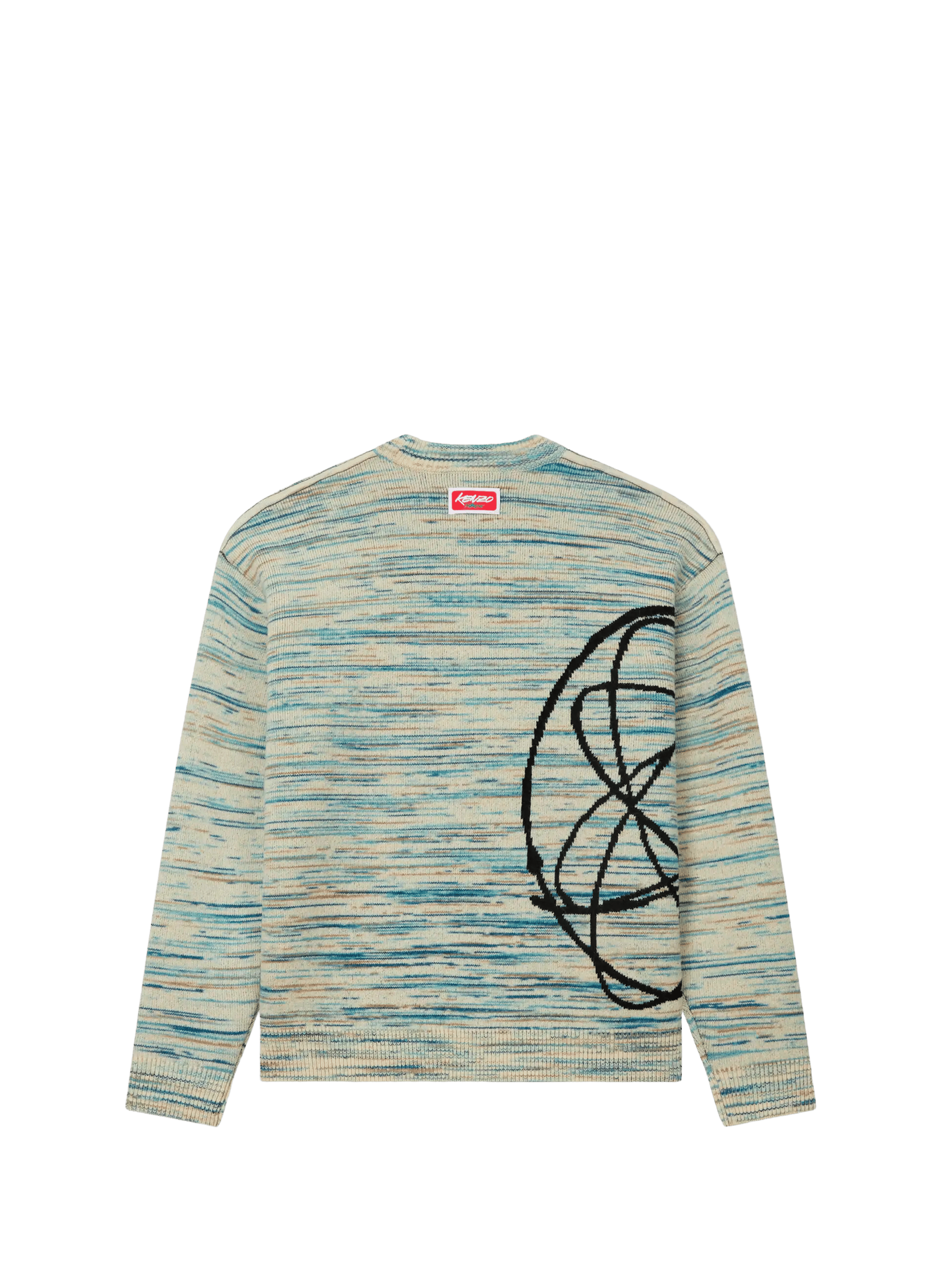 Reversible sweater with pattern KENZO White