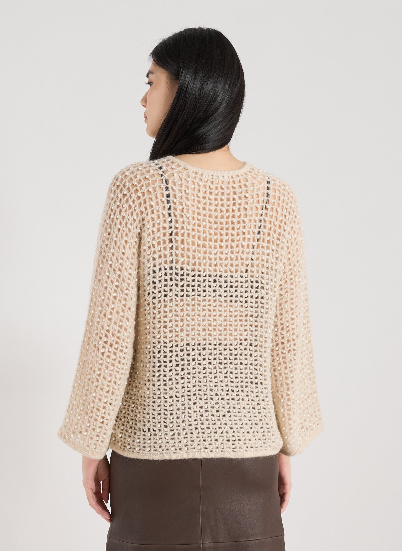 Pull en laine mélangé BY MALENE BIRGER Gris