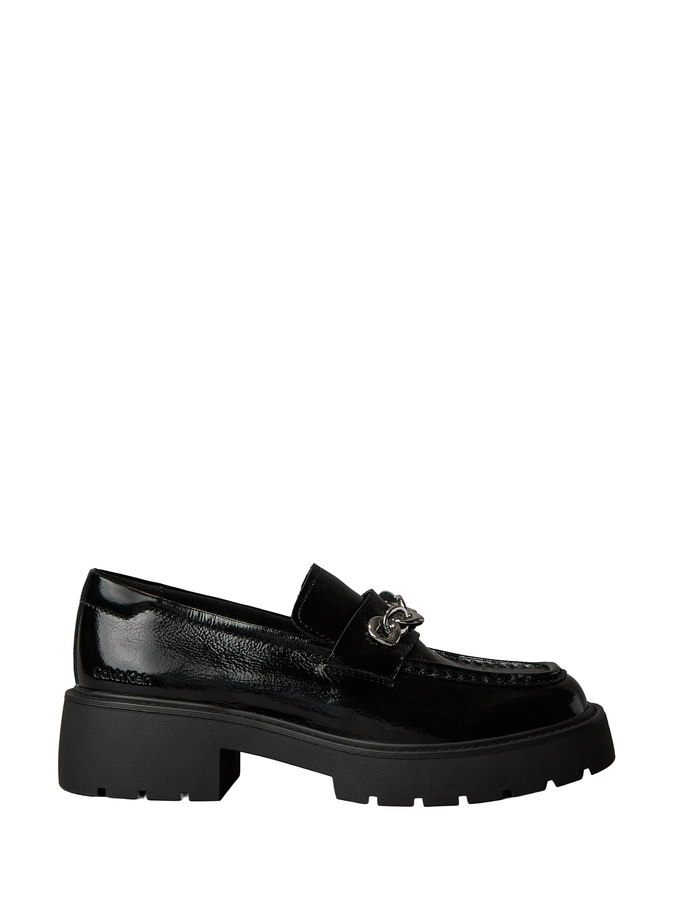Moccasin with serrated sole CALVIN KLEIN Black