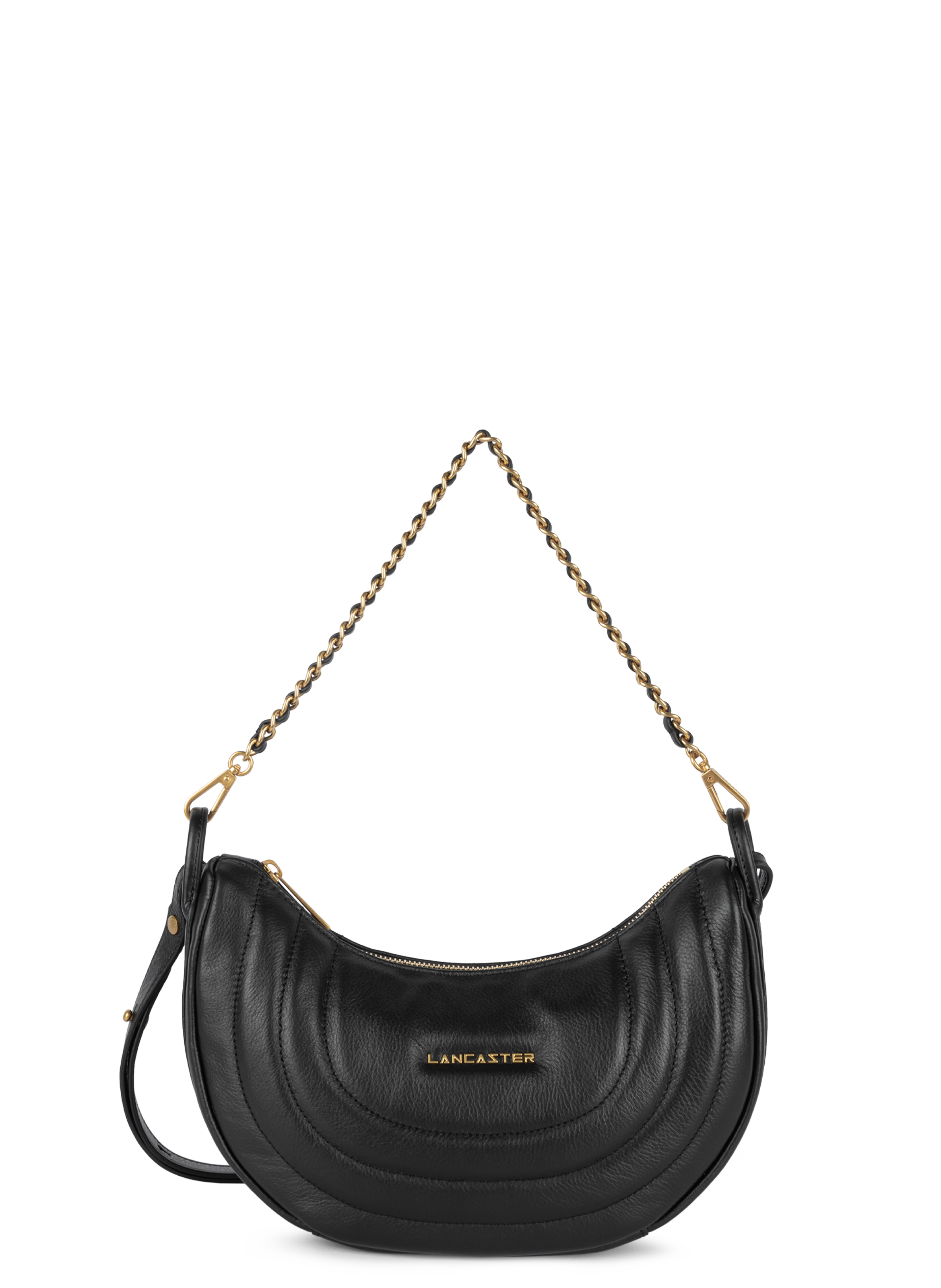 LANCASTER Sac hobo - soft matelassé Noir