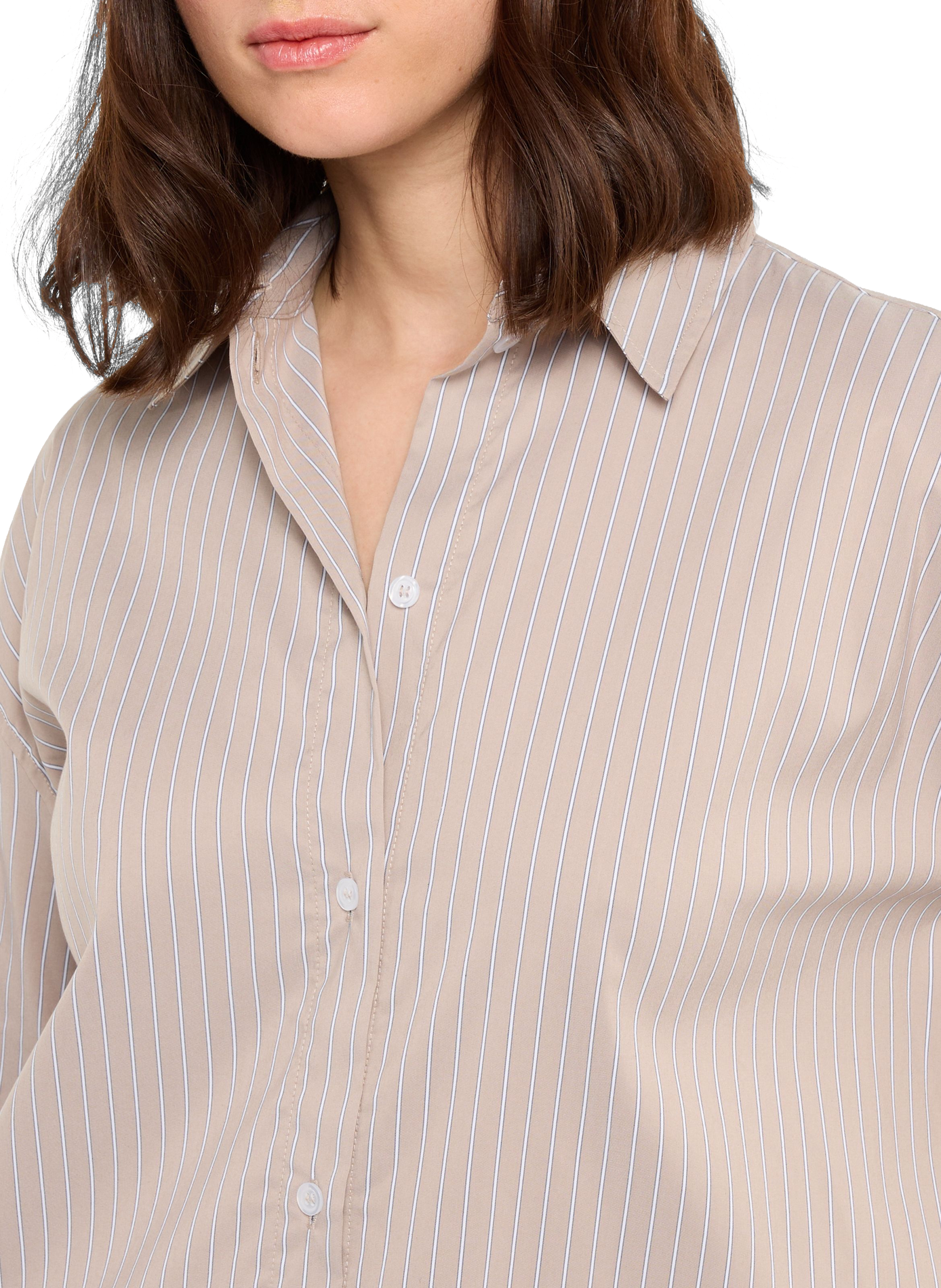 Chemise à rayures Allow SAISON 1865 Beige