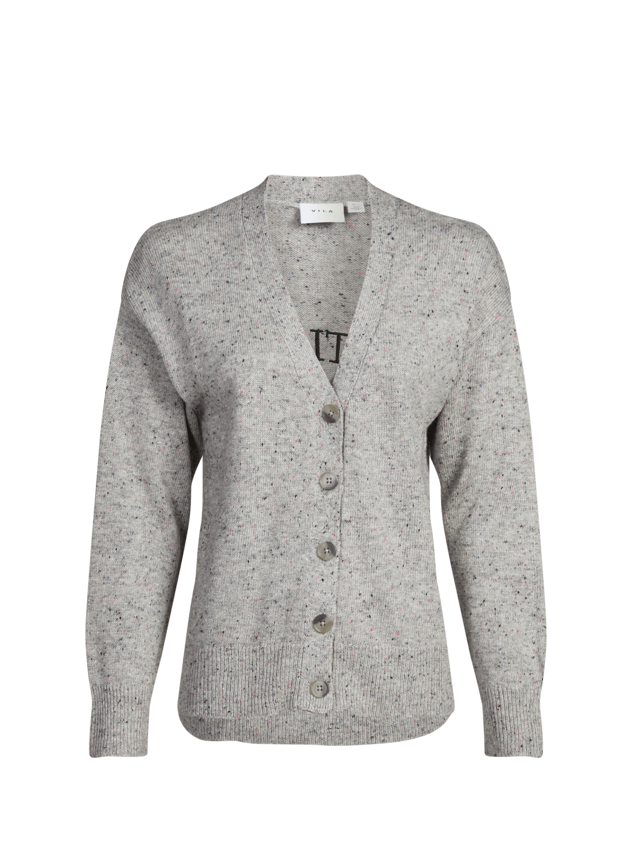 Cardigan en laine mélangée VILA Gris