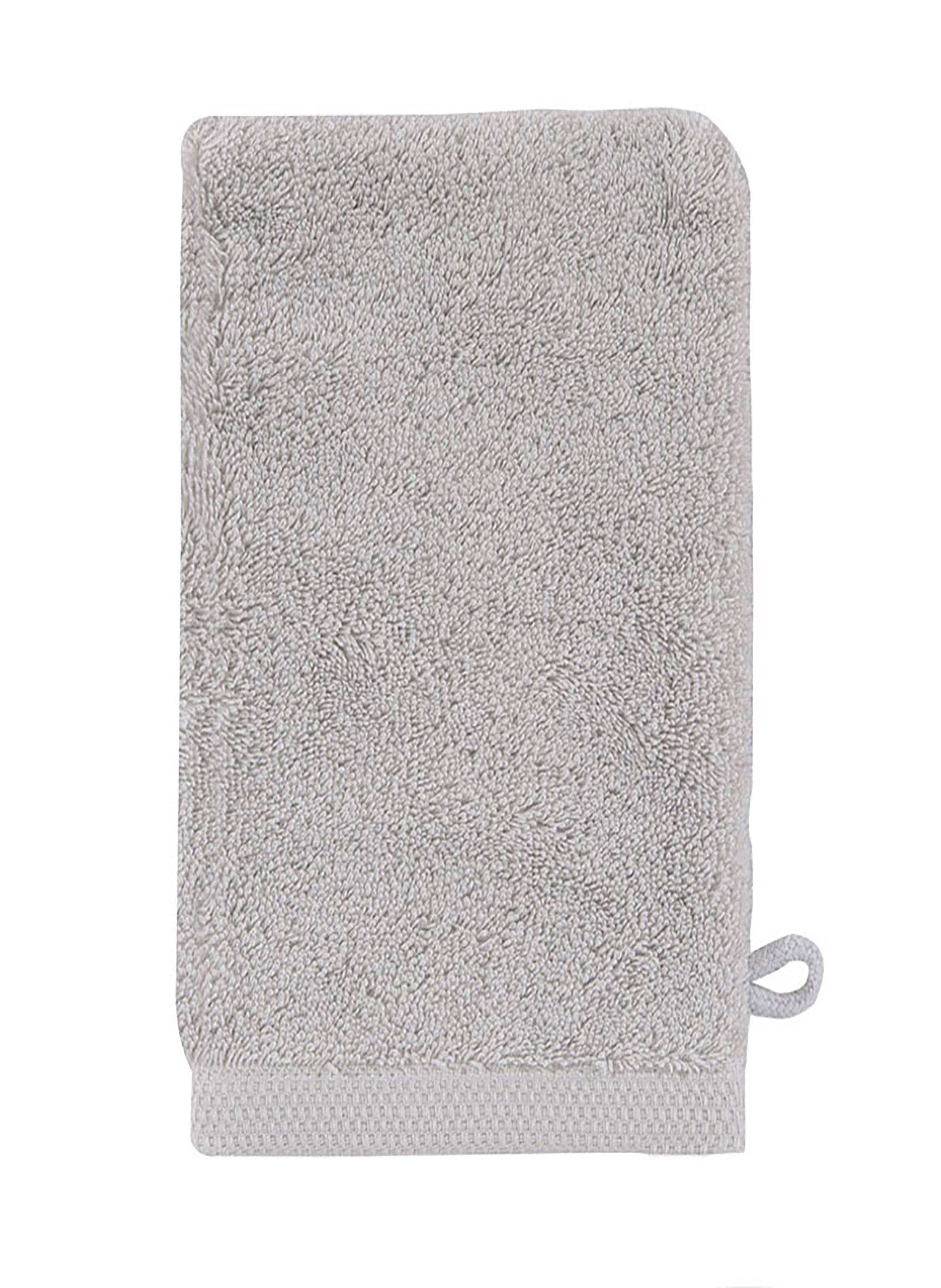 Gant de toilette uni en coton biologique, essentiel ALEXANDRE TURPAULT Gris