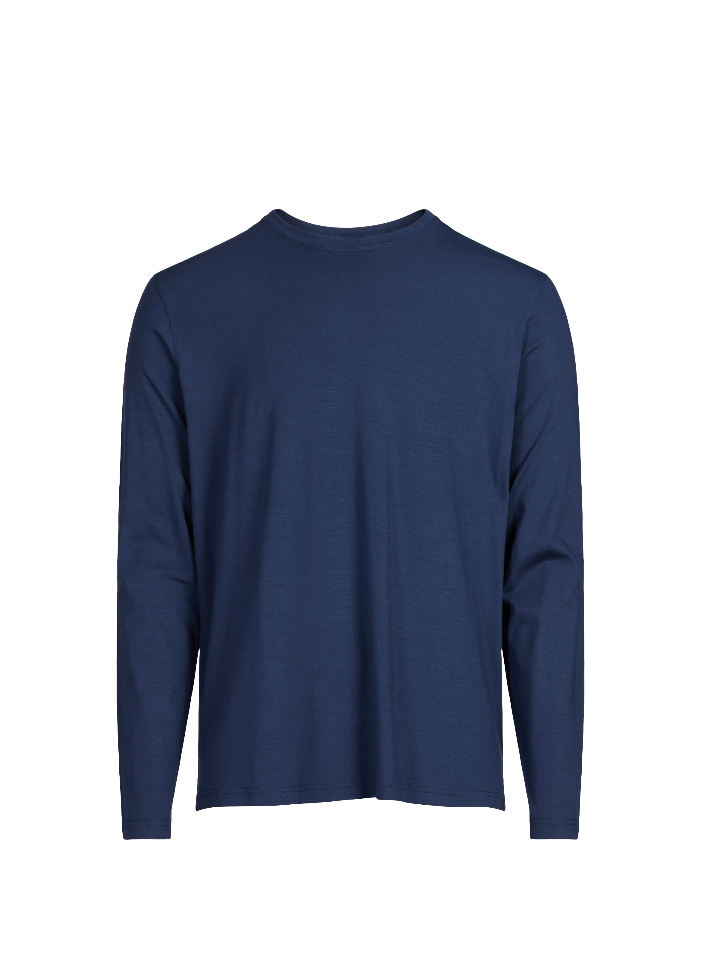 T-shirt uni à manches longues DEREK ROSE Bleu