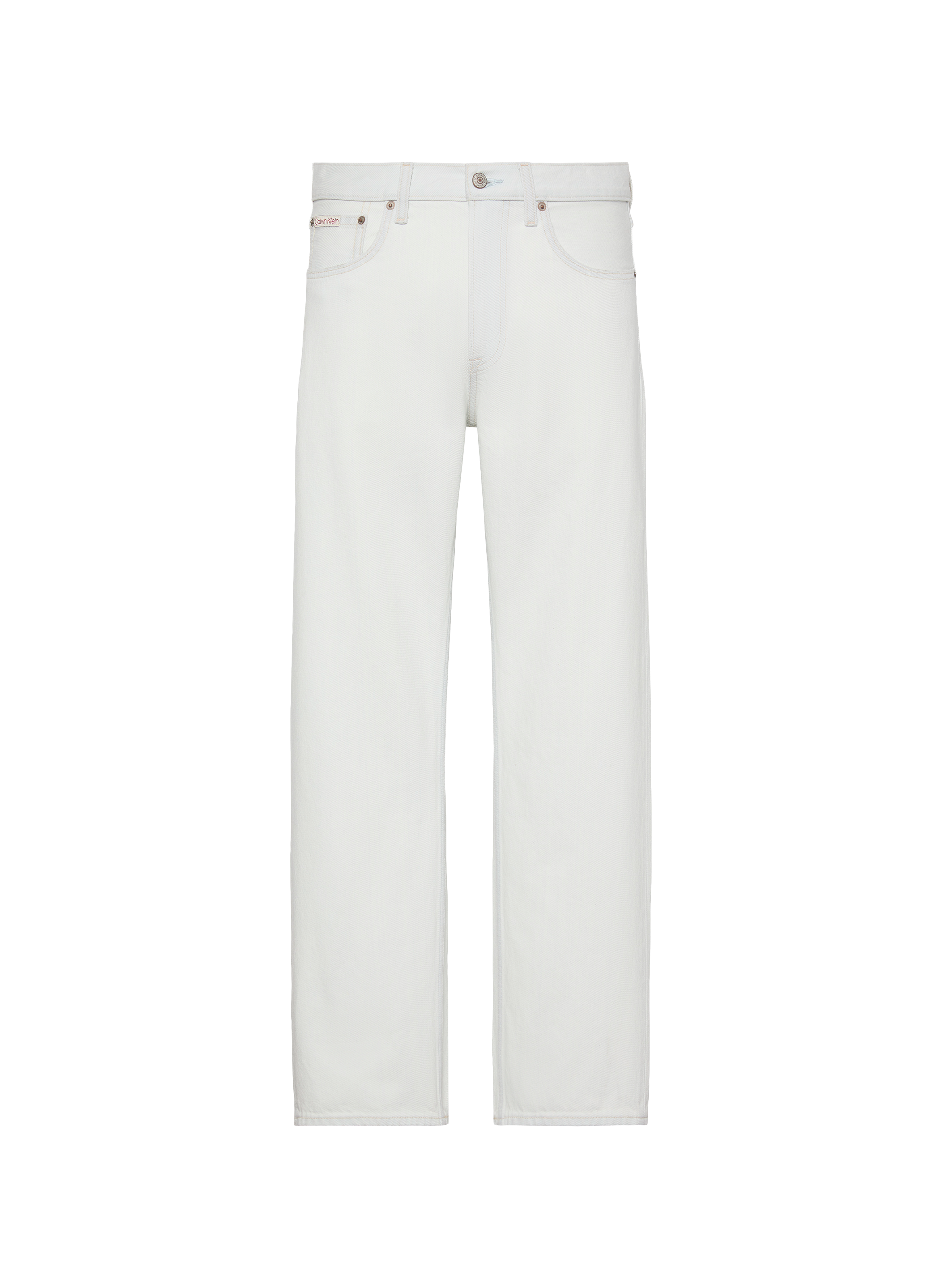 Straight cotton jeans CALVIN KLEIN Blue