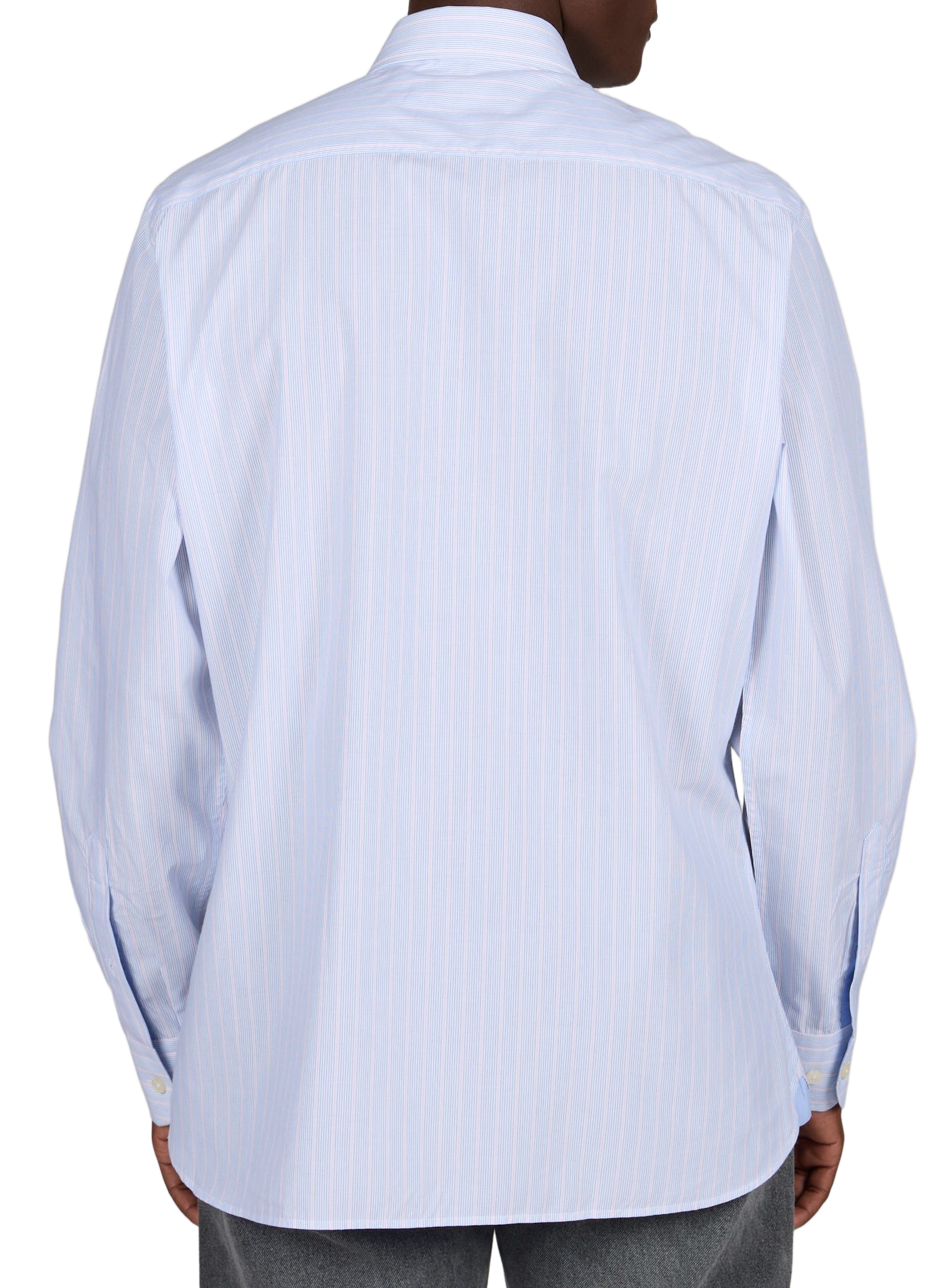 Chemise à rayures en coton mélangé HACKETT Rose