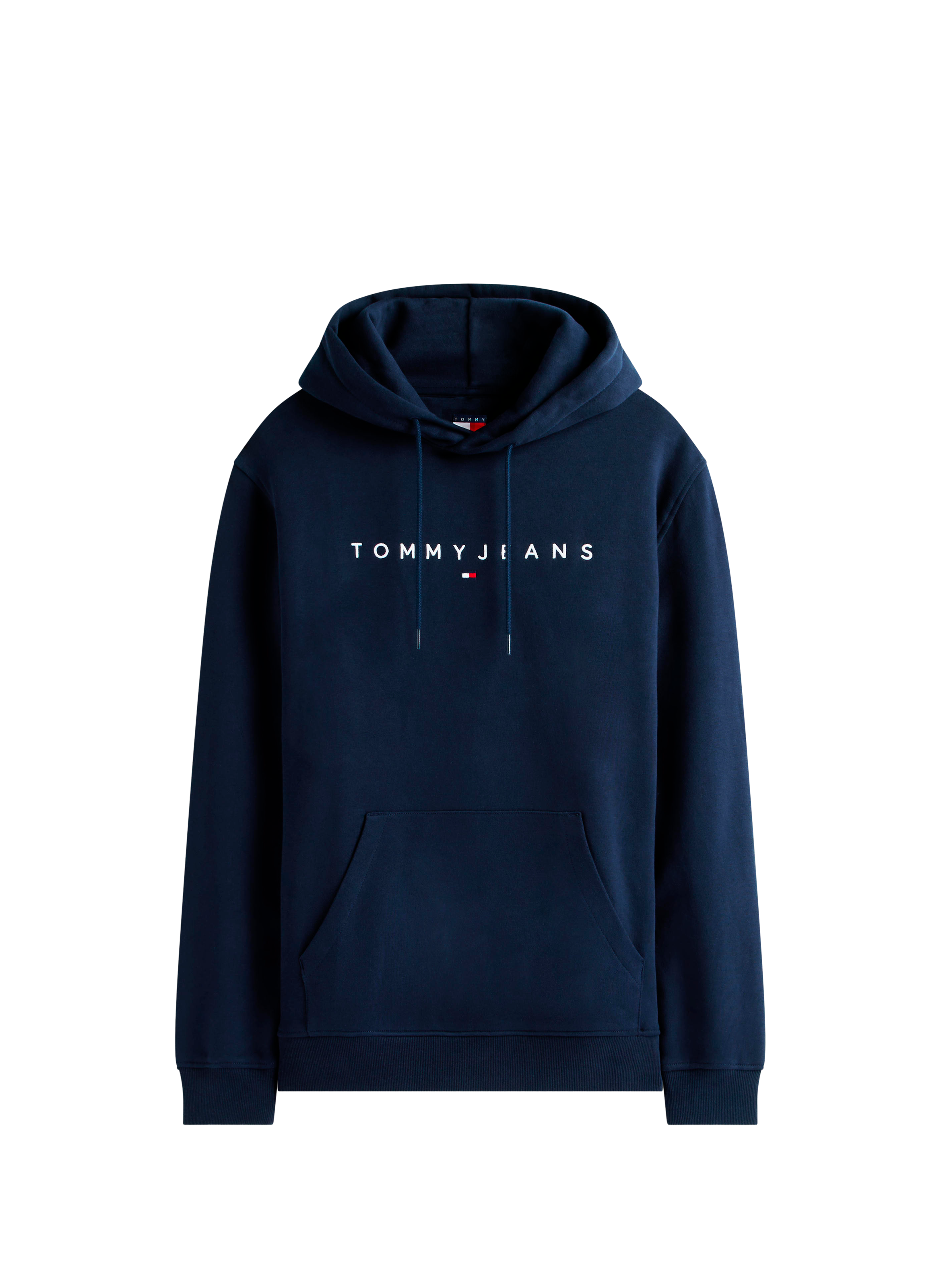Sweat à capuche avec logo brodé TJM REG LINEAR LOGO HOODIE EXT Dark night navy   sweet blue
