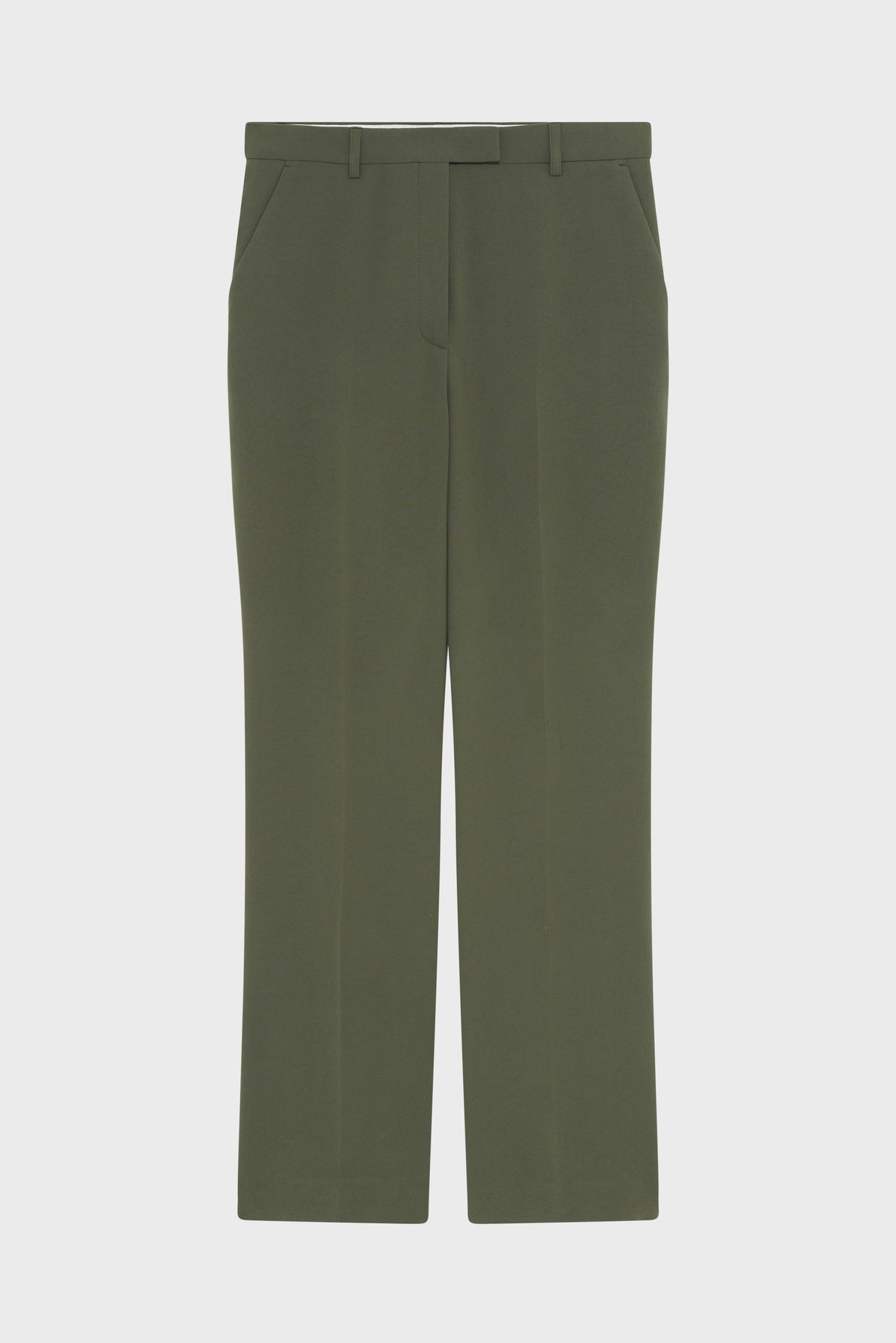 Pantalon droit fluide de tailleur - bettyna Vert