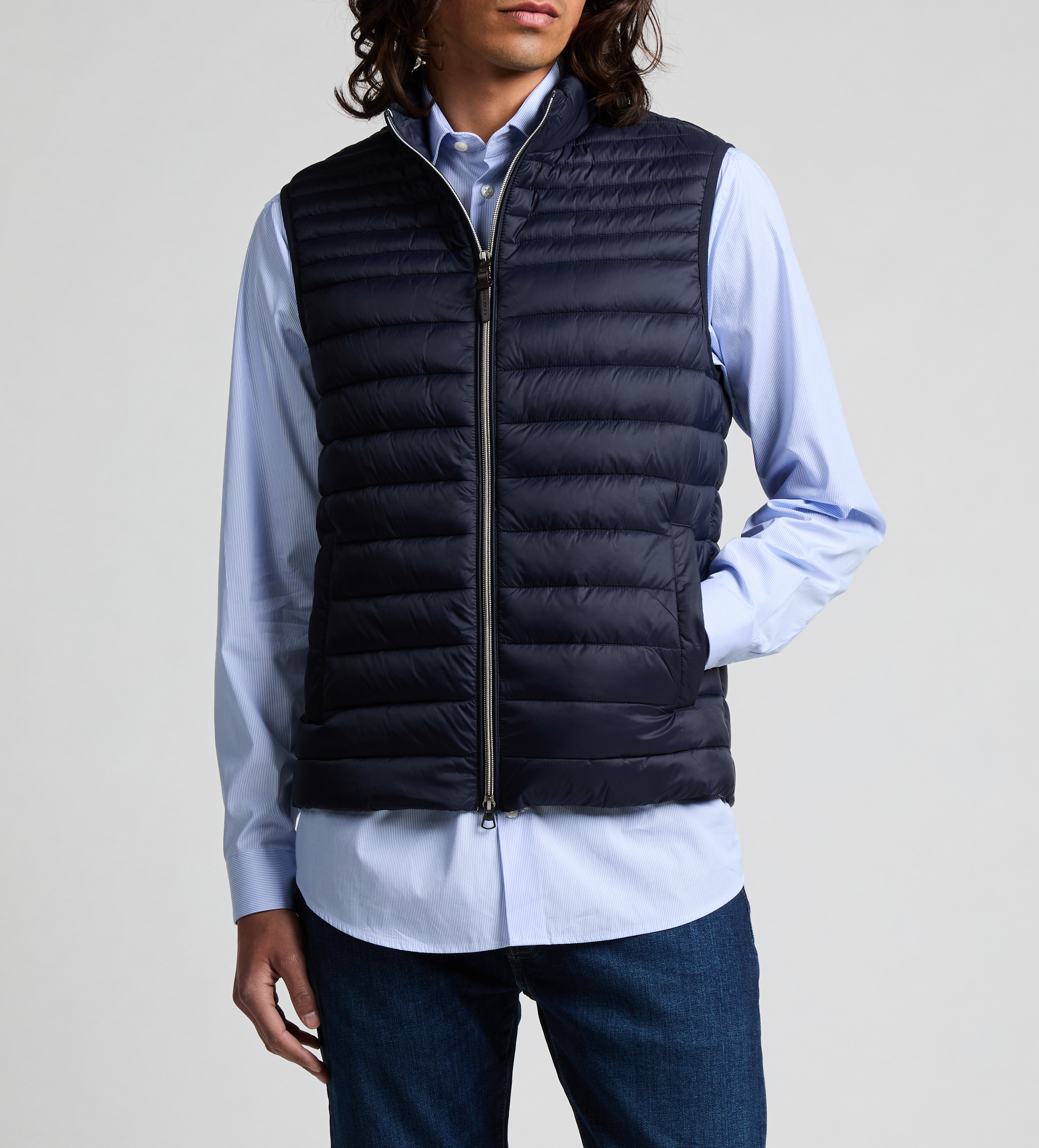 Down gilet HACKETT Blue
