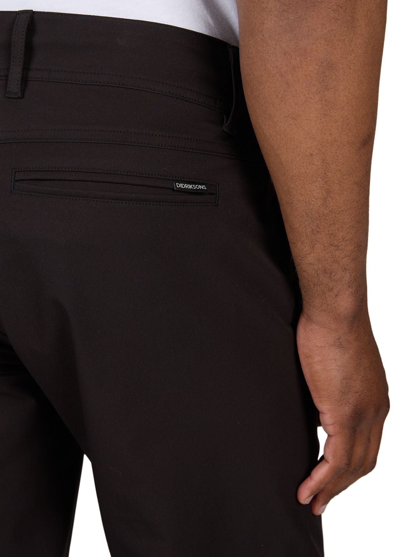Stretch tapered pants DIDRIKSONS Black
