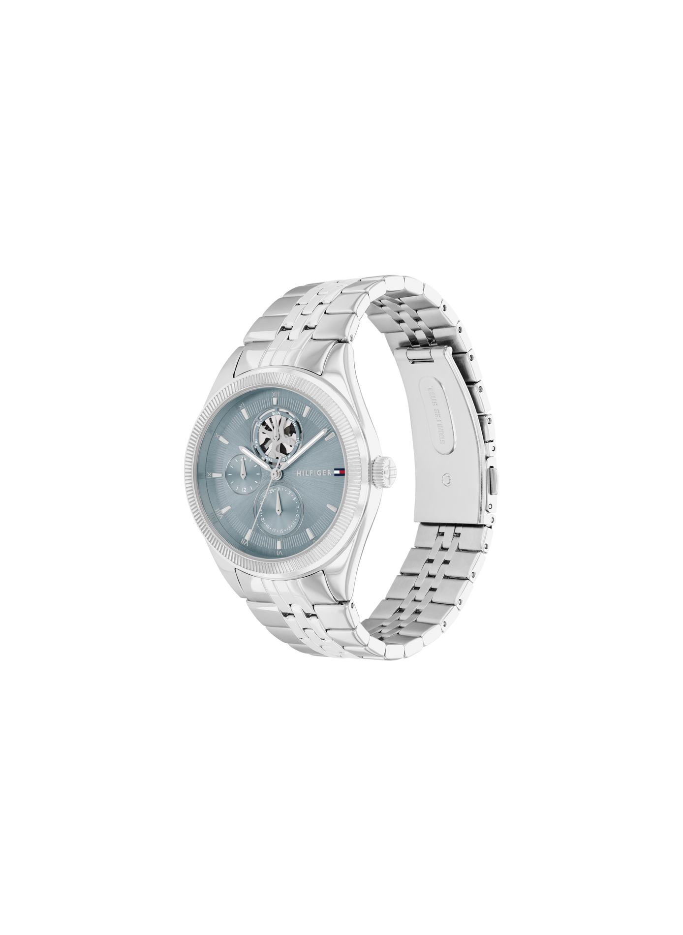 Montre quartz Monica en acier inoxydable TOMMY HILFIGER MONTRES Bleu