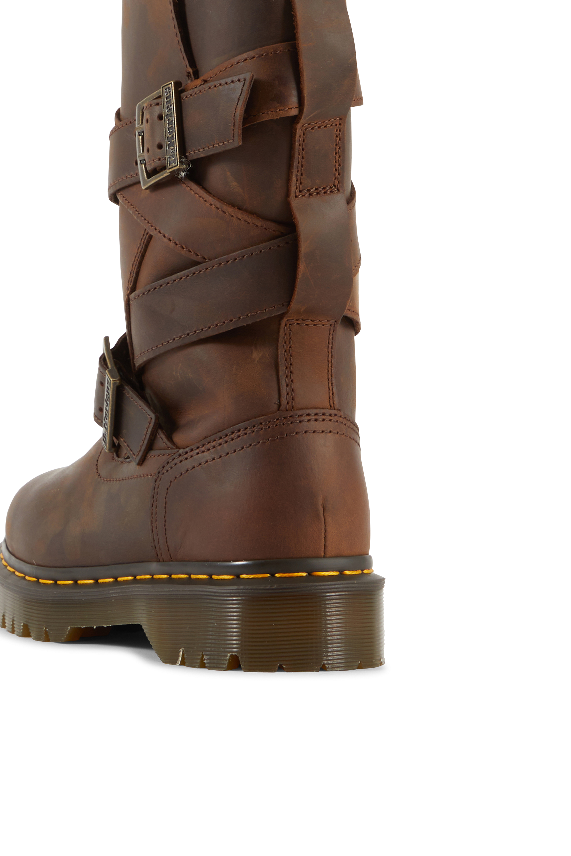 Boots anistone strap DR. MARTENS Marron
