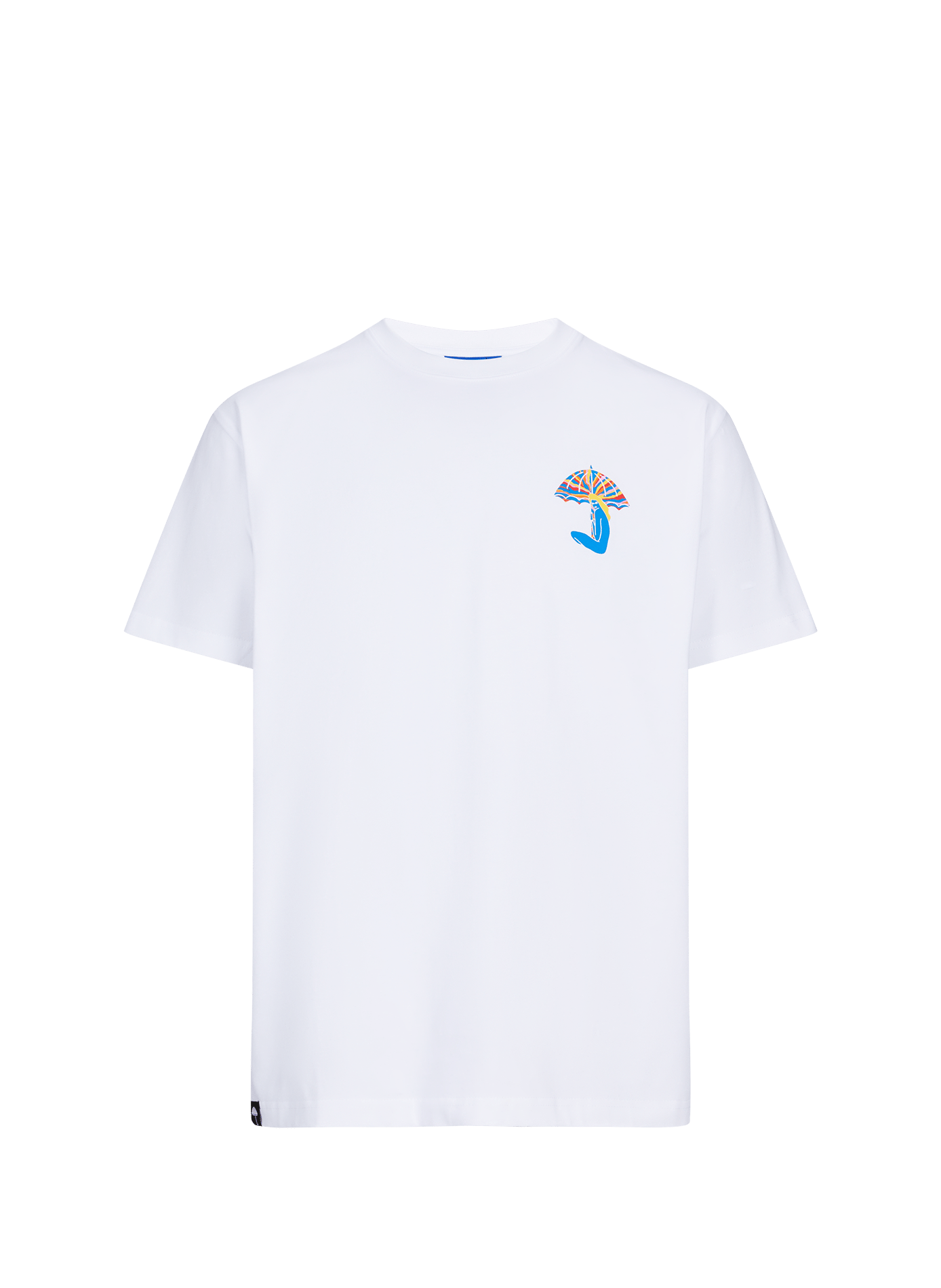 Printed straight t-shirt HELAS CAPS White