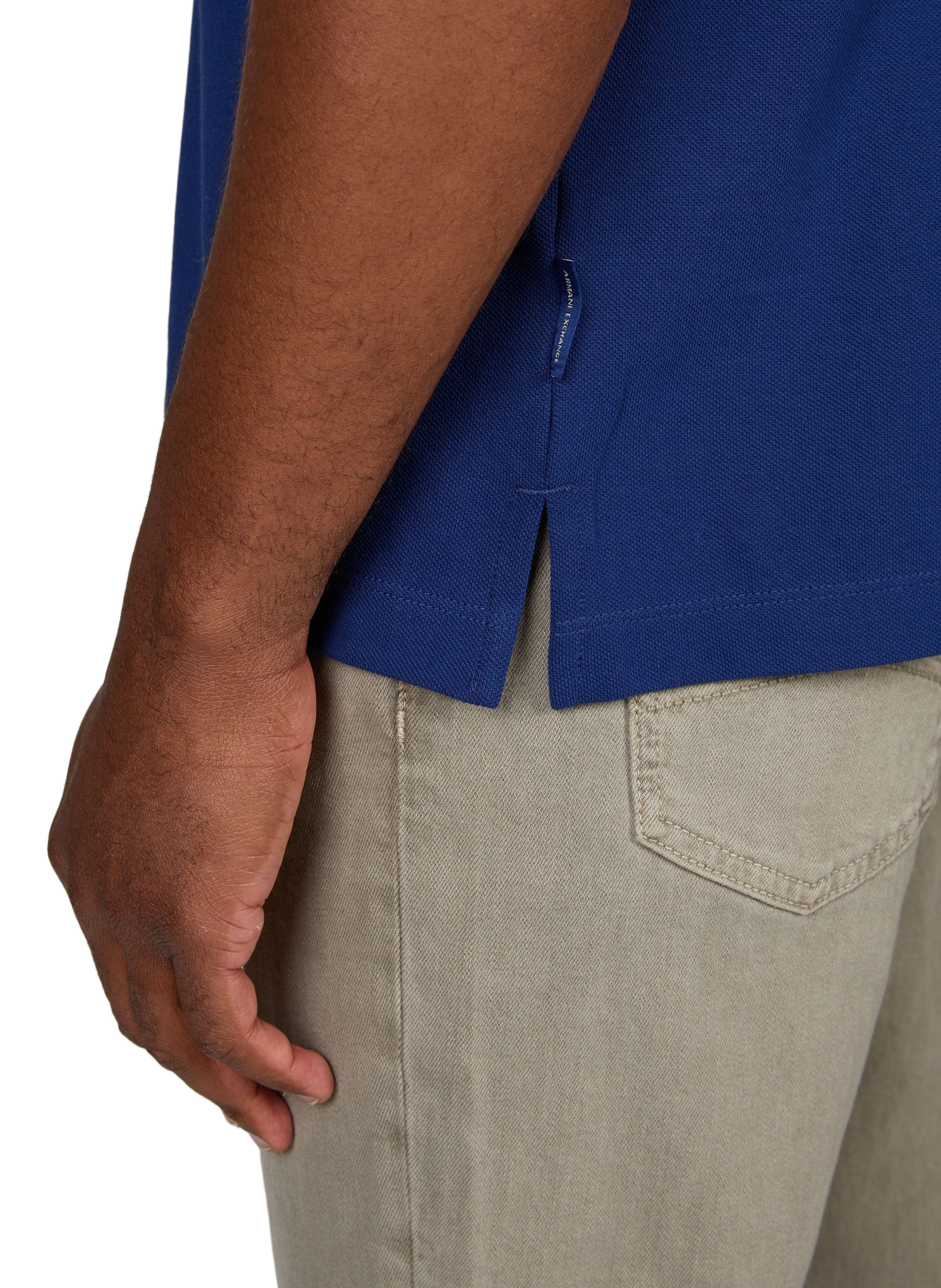 Katoenen polo ARMANI EXCHANGE Blauw