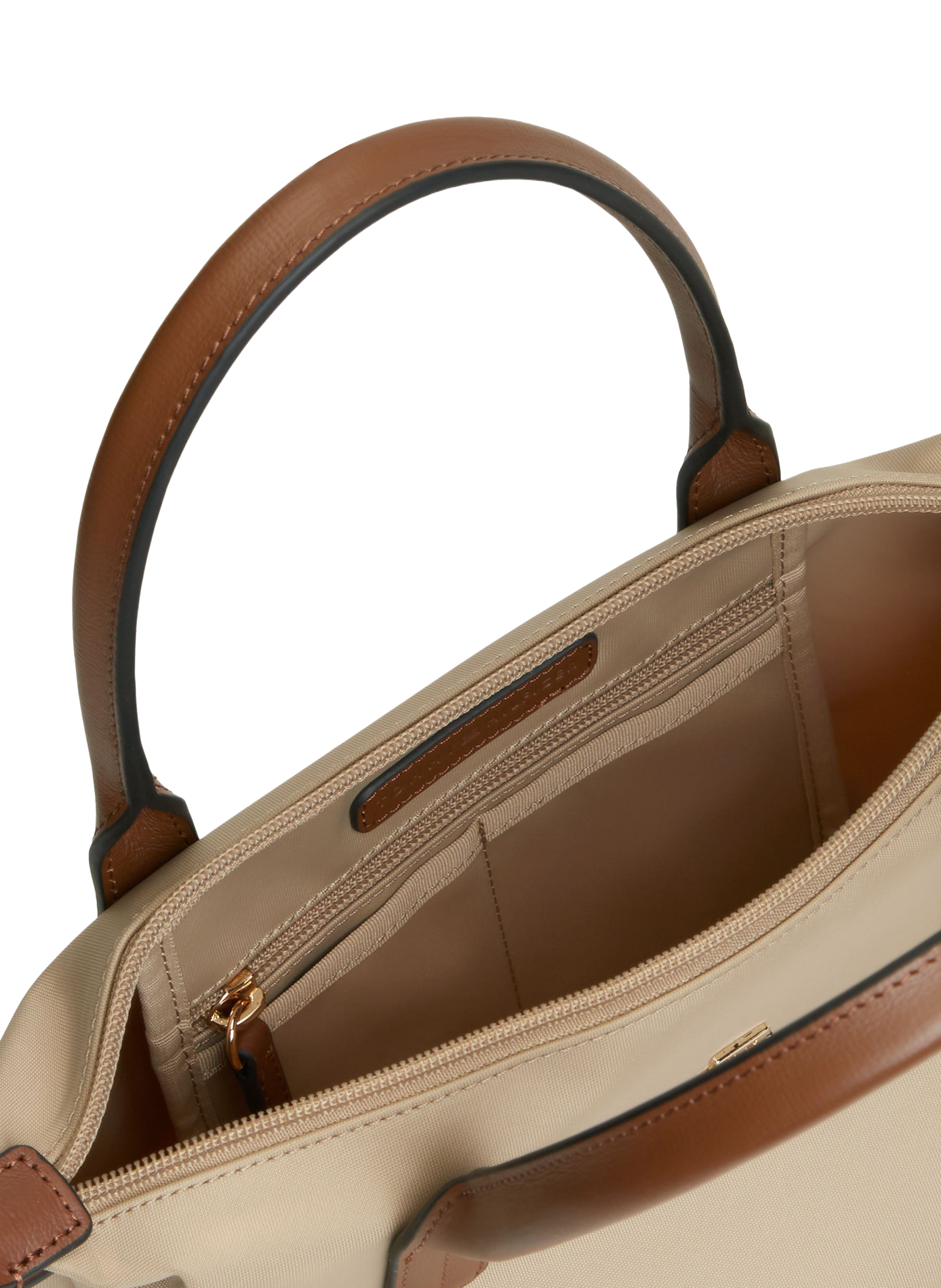 Handtasche aus Nylonstoff | Beige TOMMY HILFIGER Damen
