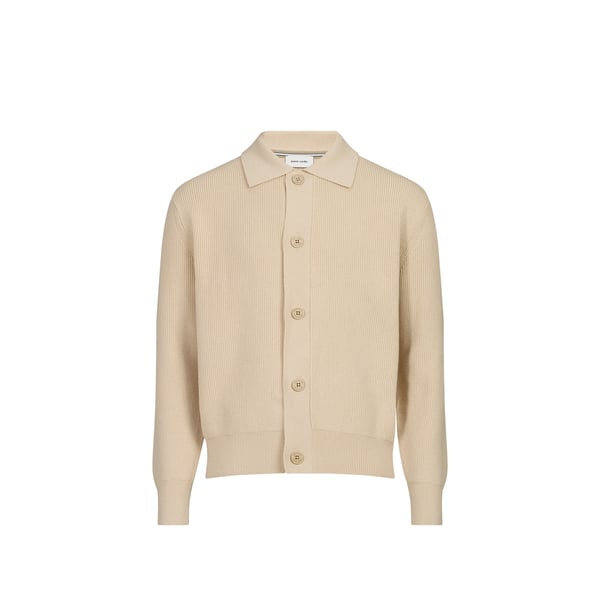 Cardigan boutonné uni Cardigan boutonné uni