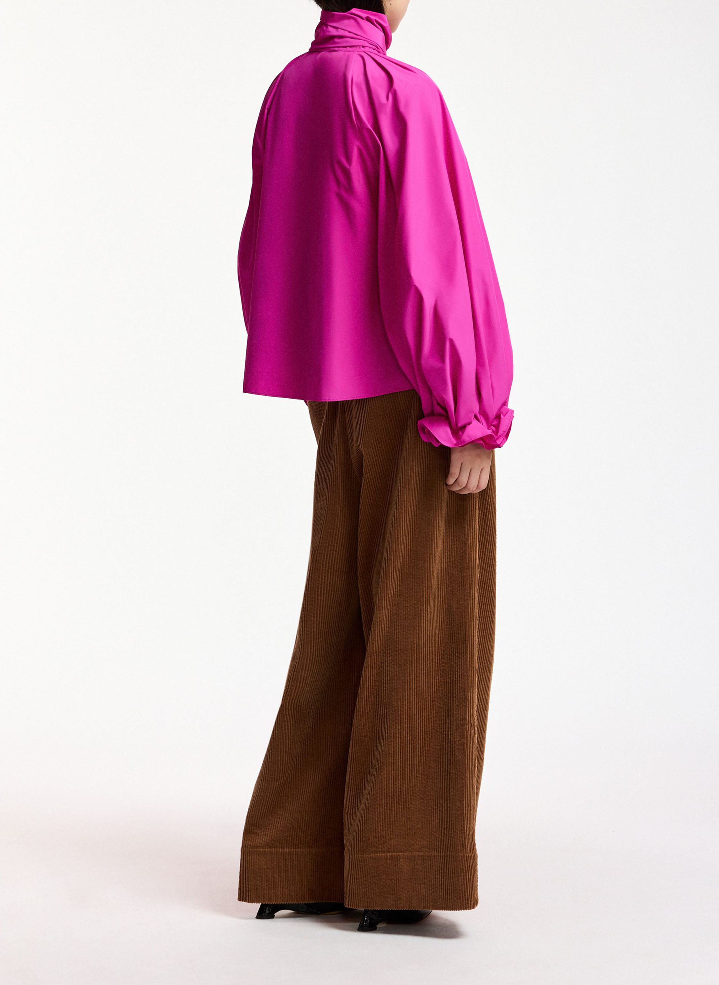 Blouse ample col lavallière keily ESSENTIEL ANTWERP Rose