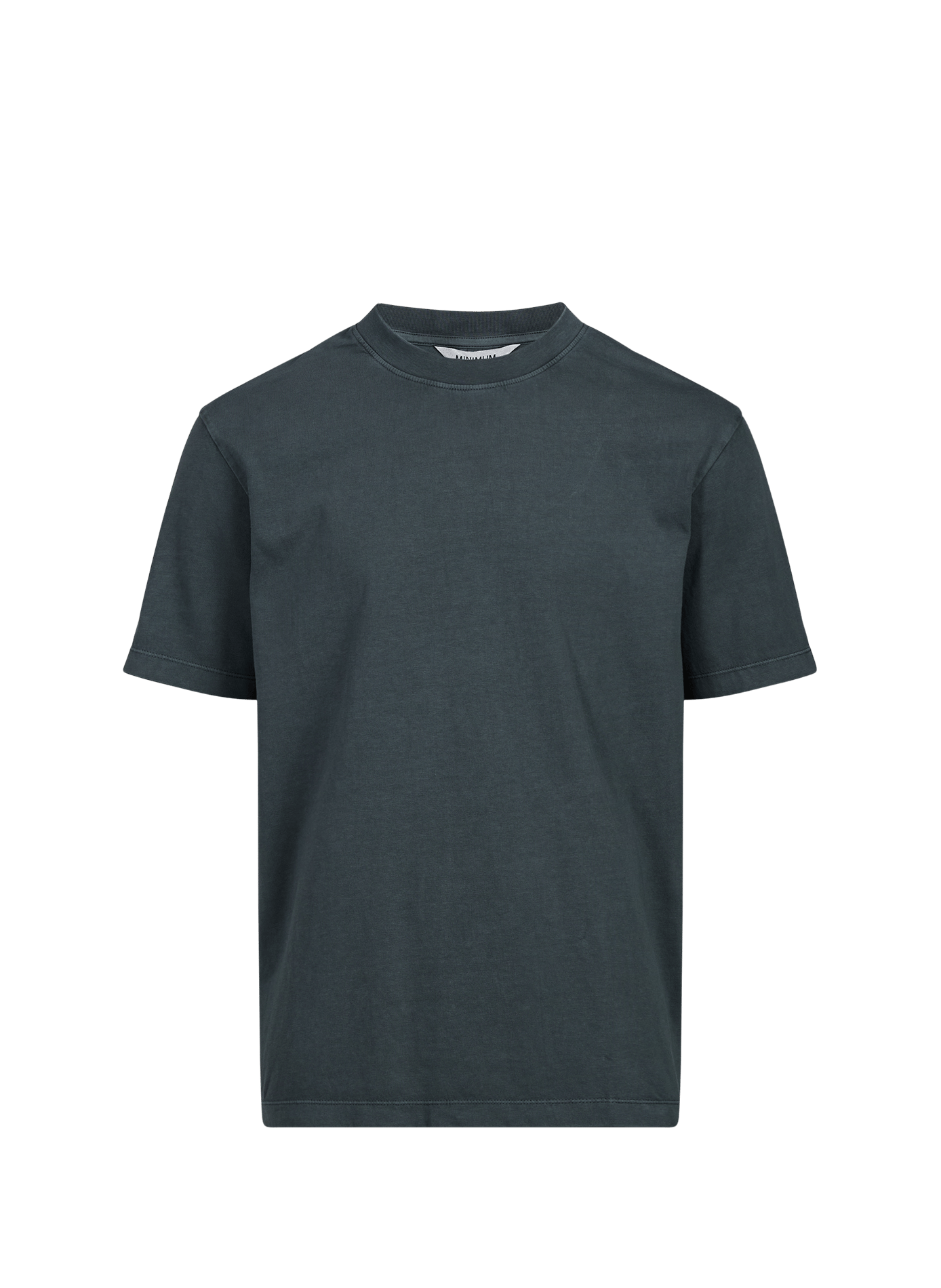 Soepelvallende en uitlopende katoenen blouse MINIMUM Grijs
