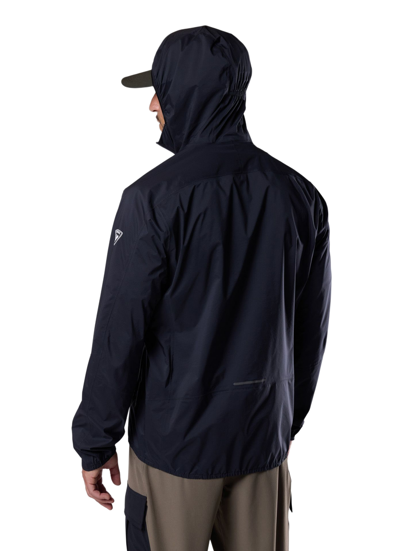 Veste droite col montant zippé à capuche ROSSIGNOL Negro