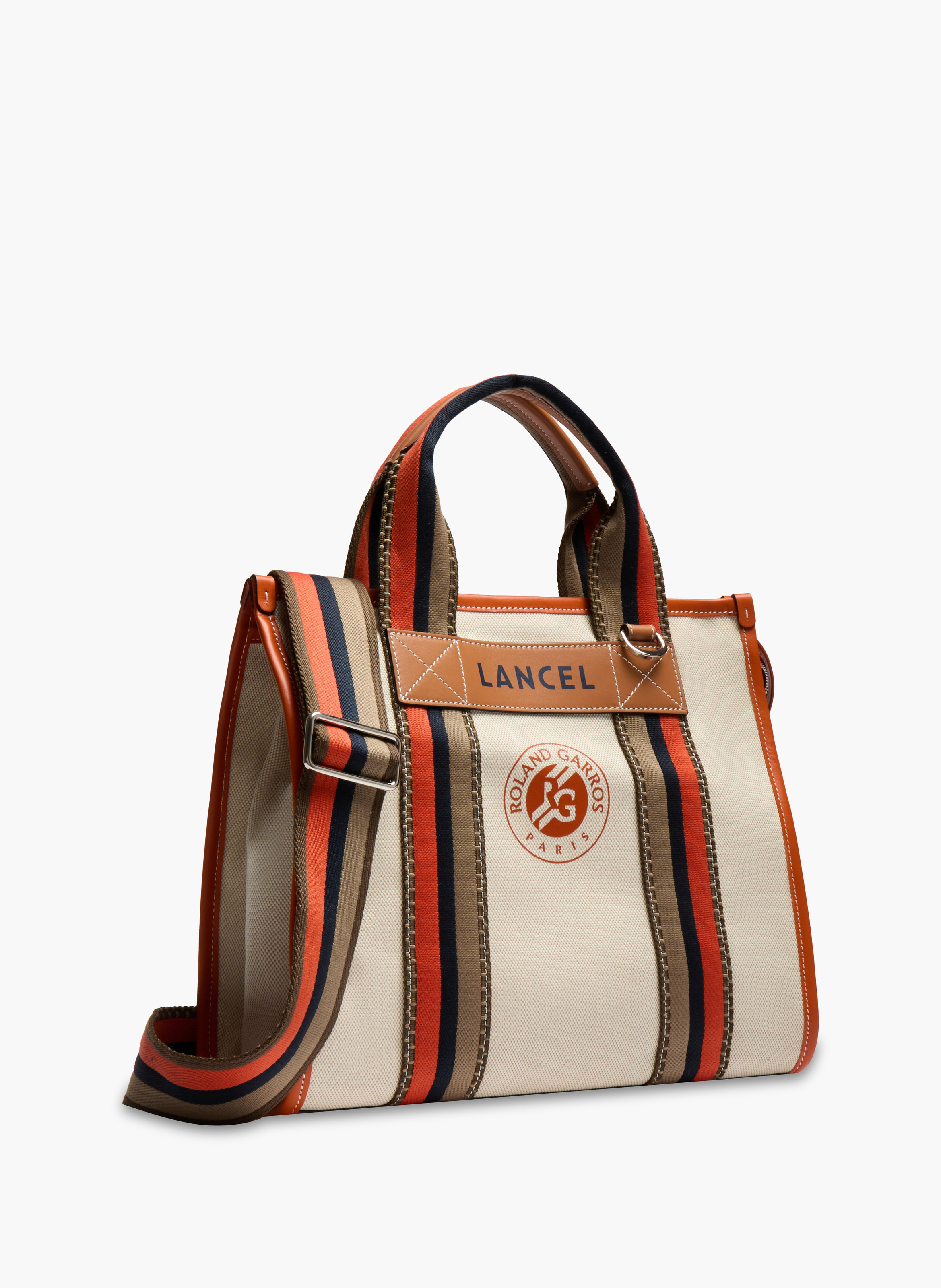 Ritstas Lancel x Roland Garros maat M van katoen LANCEL Beige