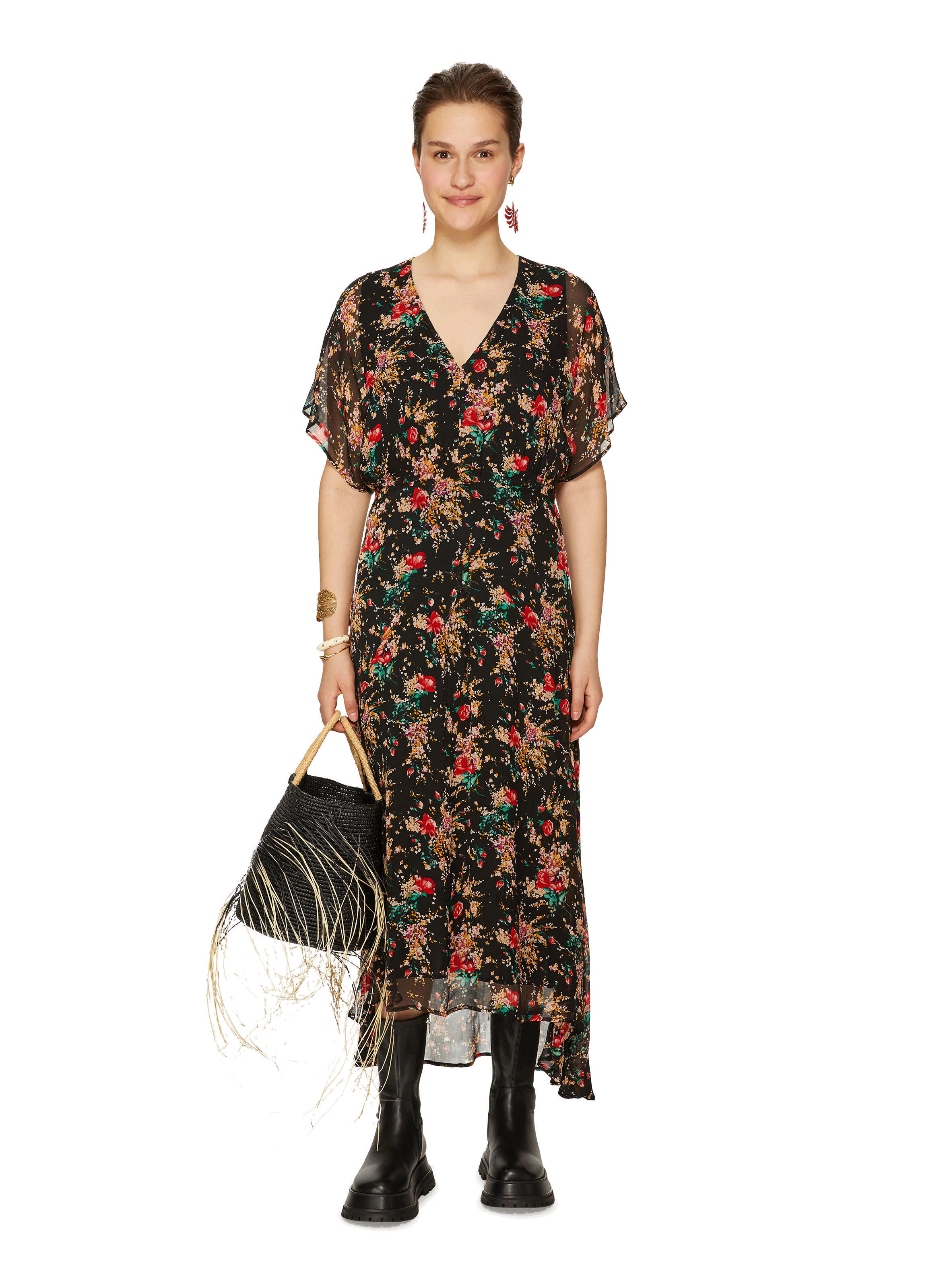 Jonc Caftan Moon Clouté AURELIE BIDERMANN Blanc