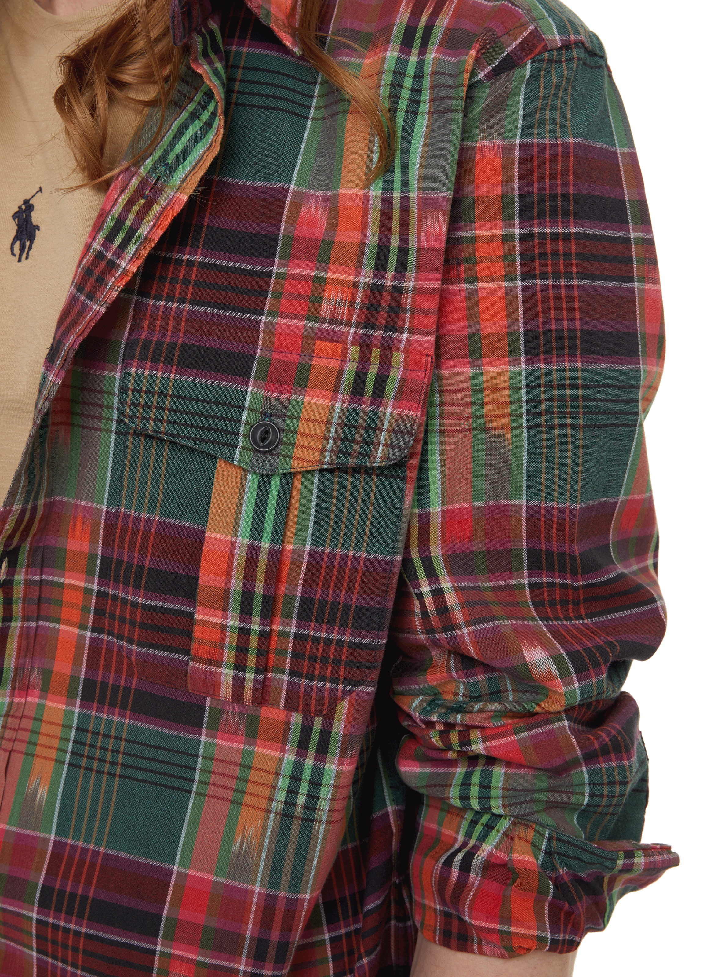 Chemise à carreaux en coton POLO RALPH LAUREN Multicolore