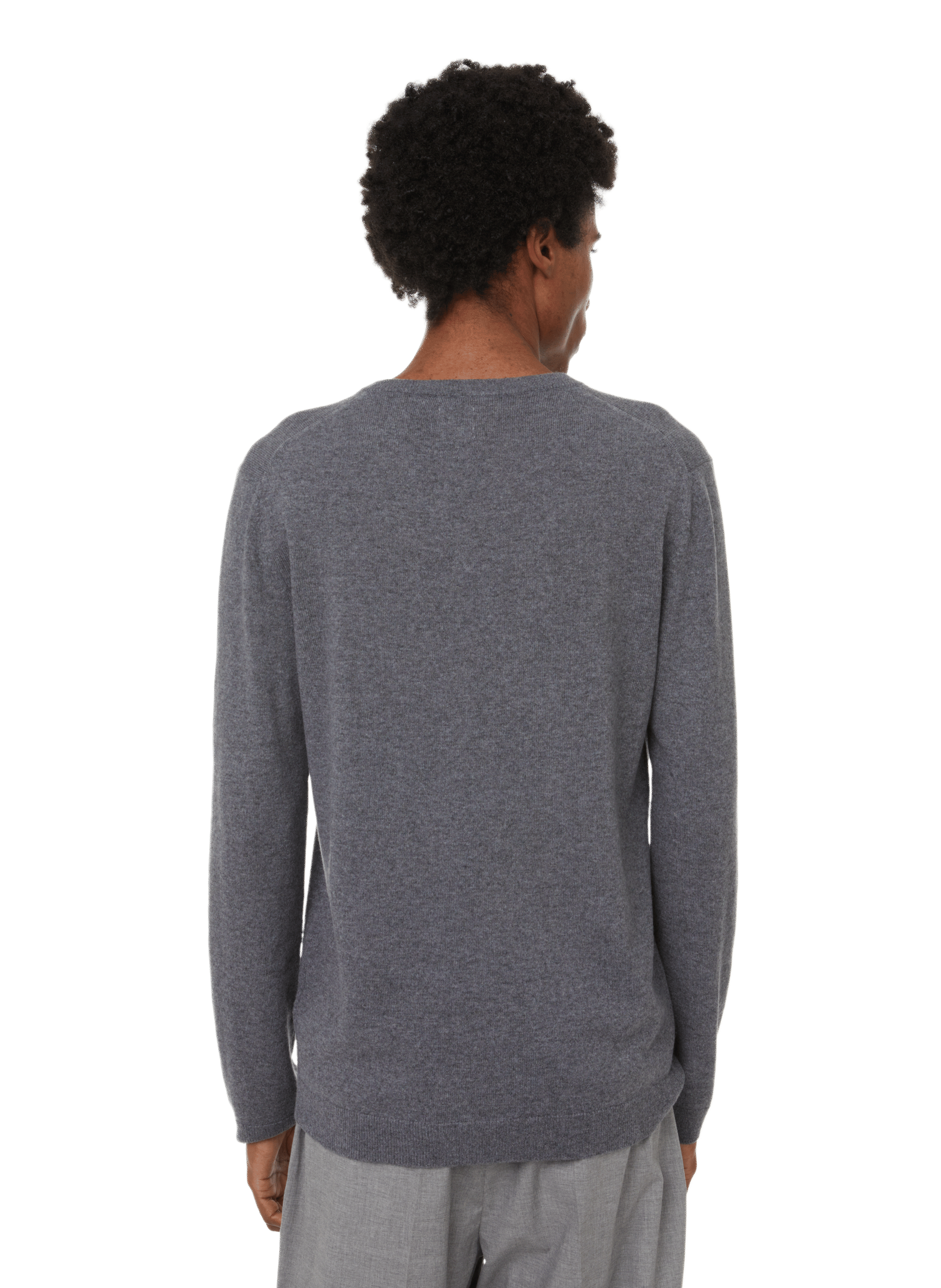  Cashmere V-neck jumper AU PRINTEMPS PARIS Silver