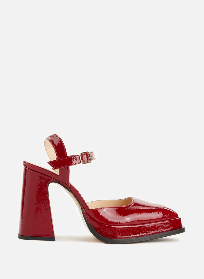MALASA sandals in patent leather SOULIERS MARTINEZ