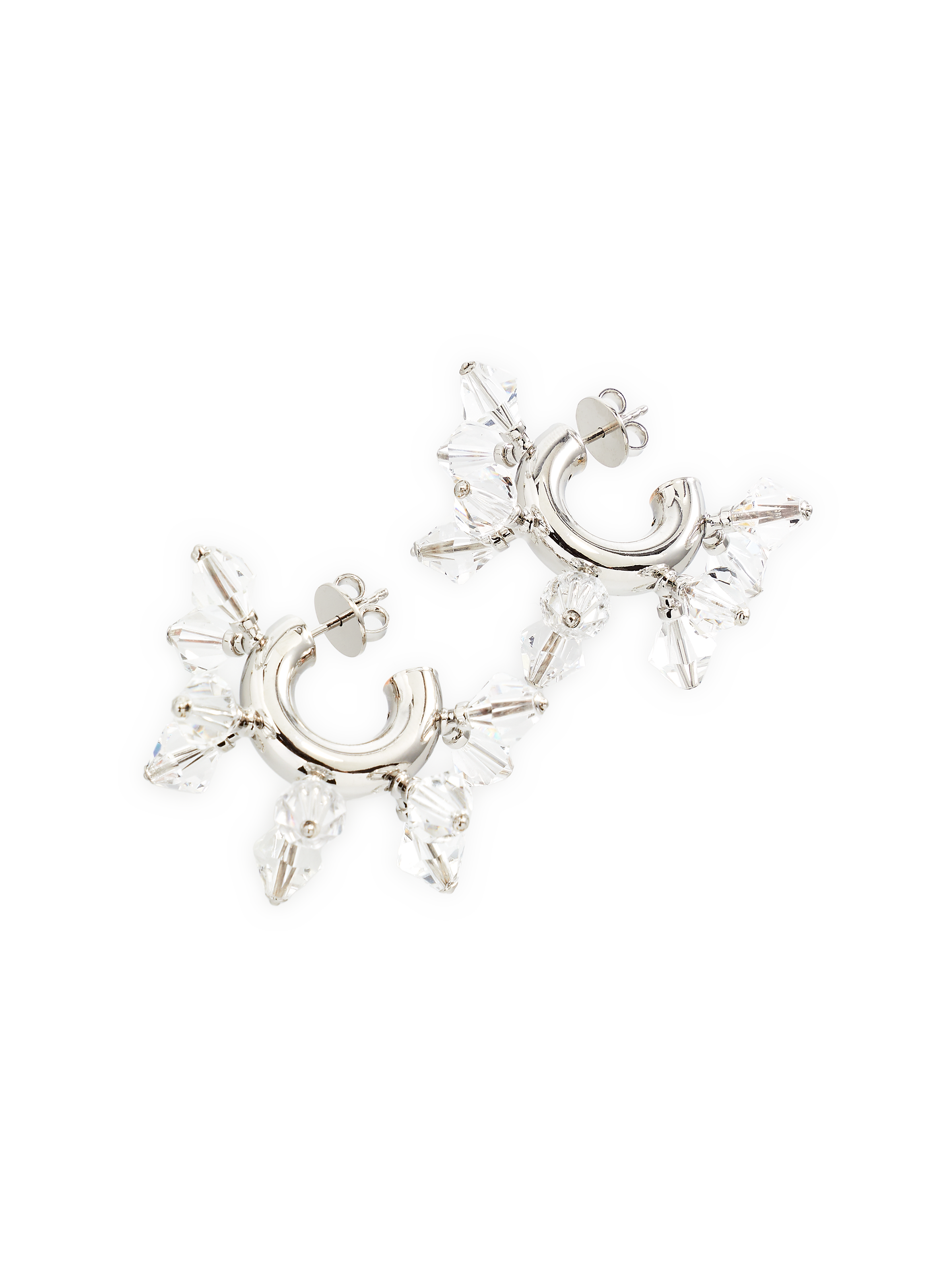 Boucles d&#039;oreille en laiton HUGO KREIT Argent