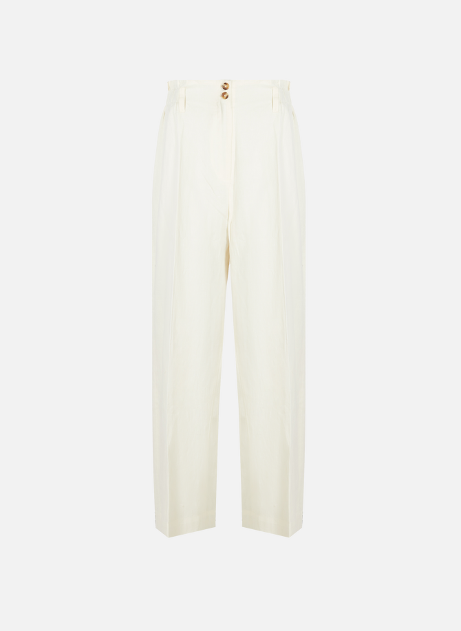 Cotton and linen trousers LOUISE MISHA