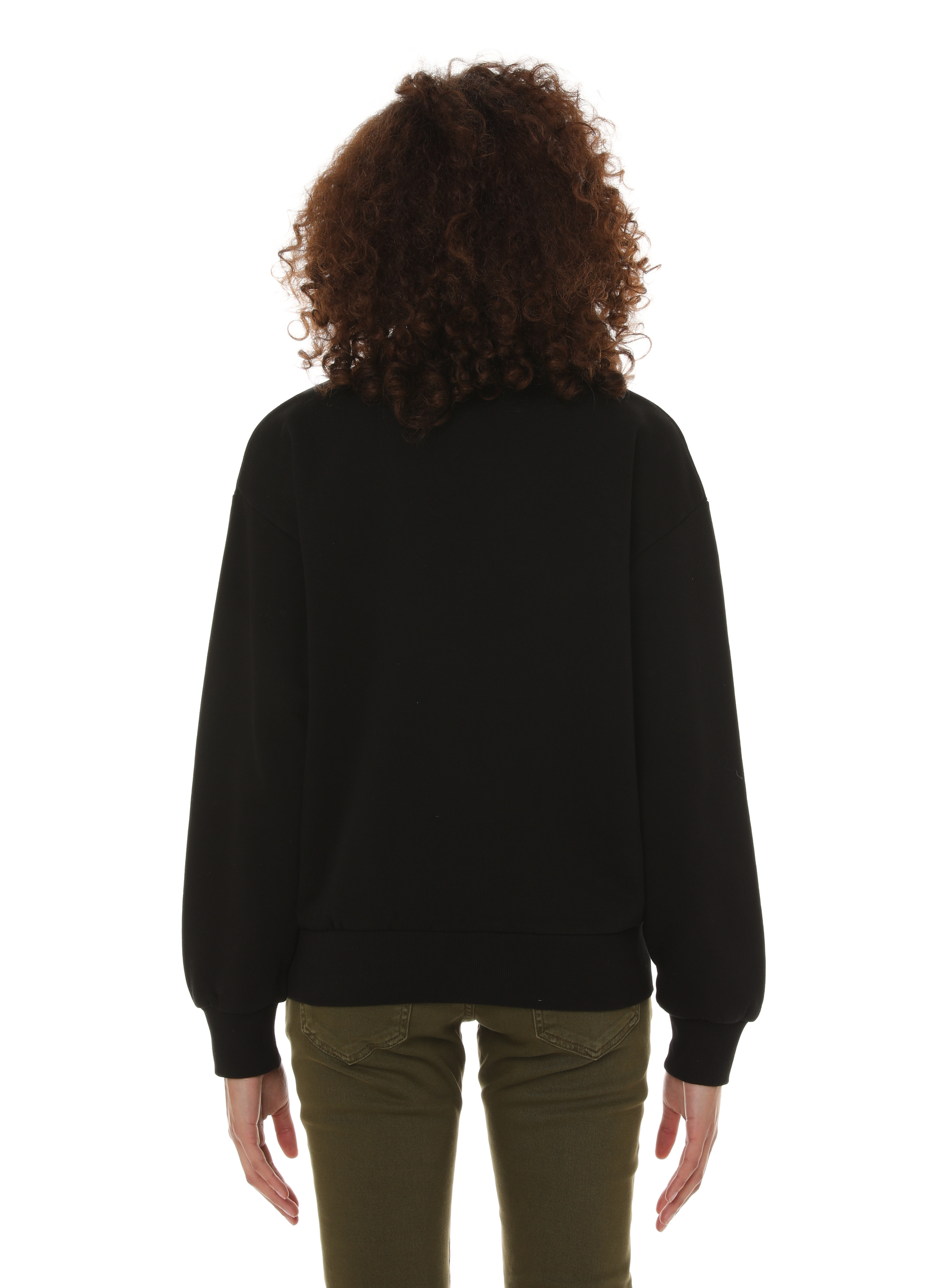 Sweatshirt Casey à col rond en coton CARHARTT WIP Noir