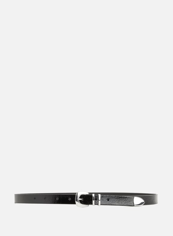 Leather belt Black by SAISON 1865 SAISON 1865 Leather belt Black