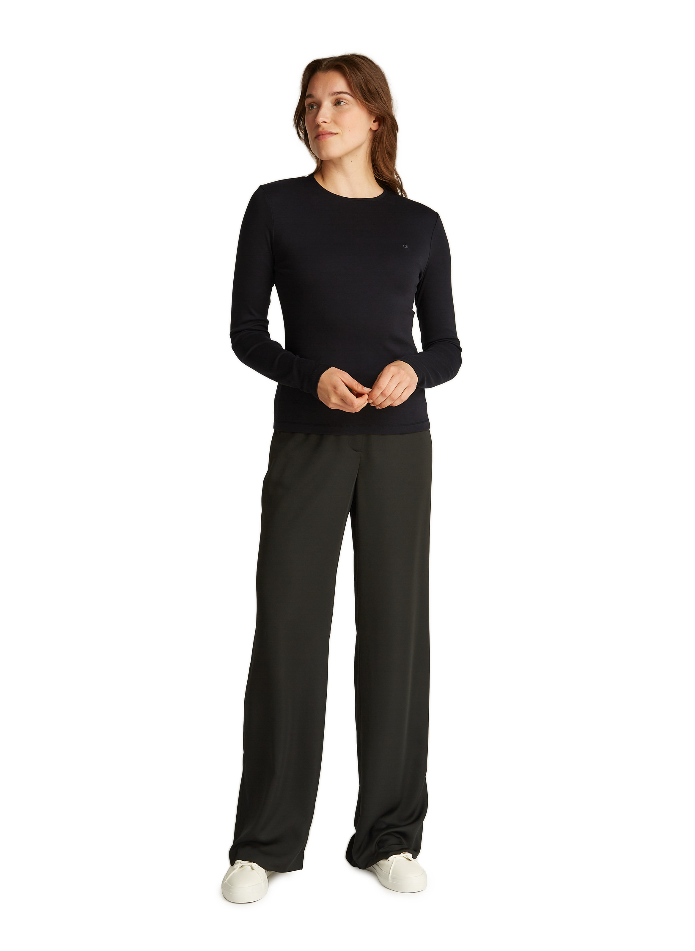 T-shirt manches longues CALVIN KLEIN Noir