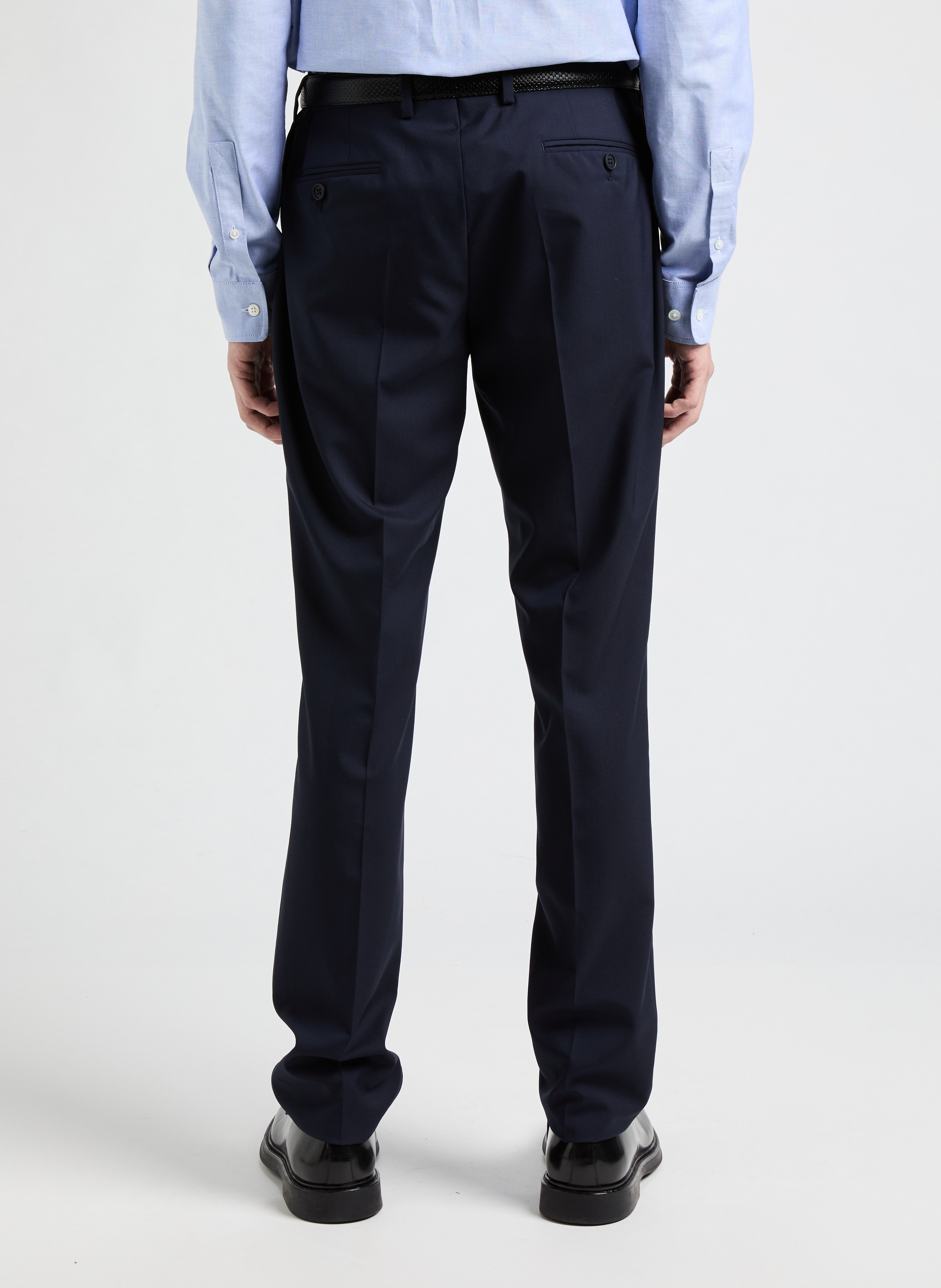 Slim-fit wool trousers  SAISON 1865 Blue
