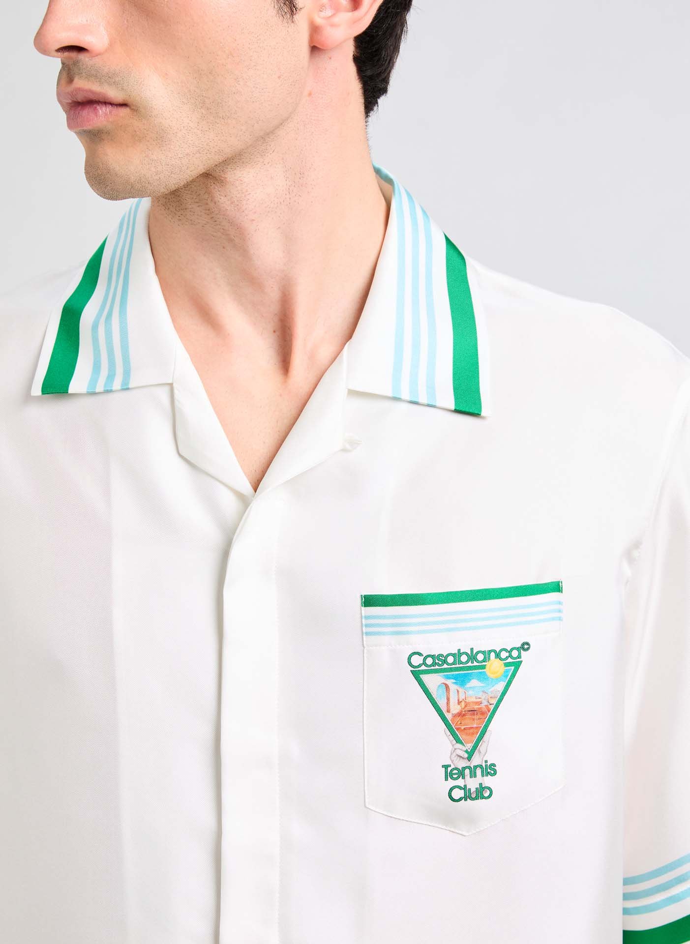 Metaphysical Tennis Shirt CASABLANCA PARIS White