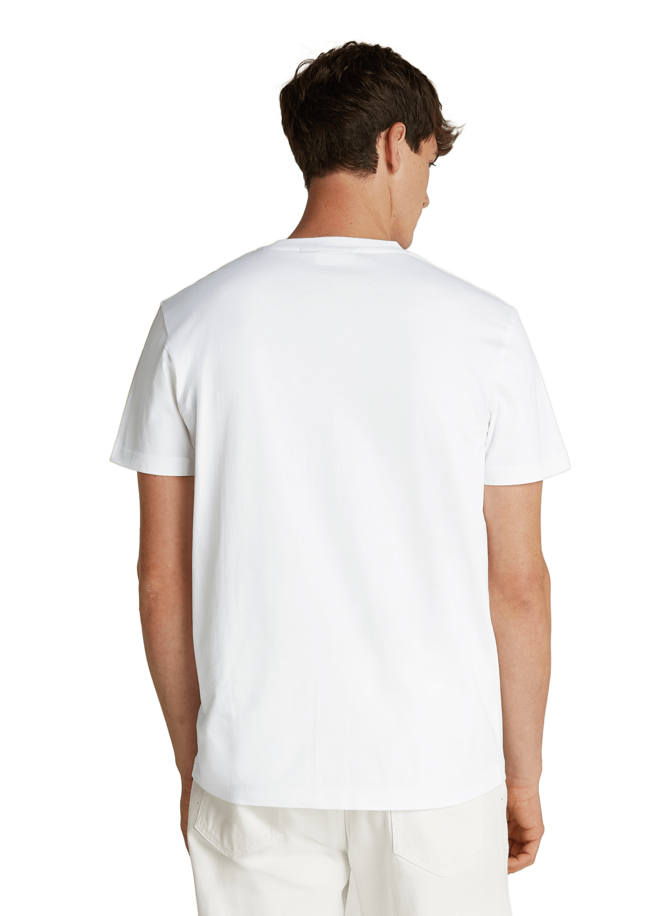 Logo cotton T-shirt CALVIN KLEIN White