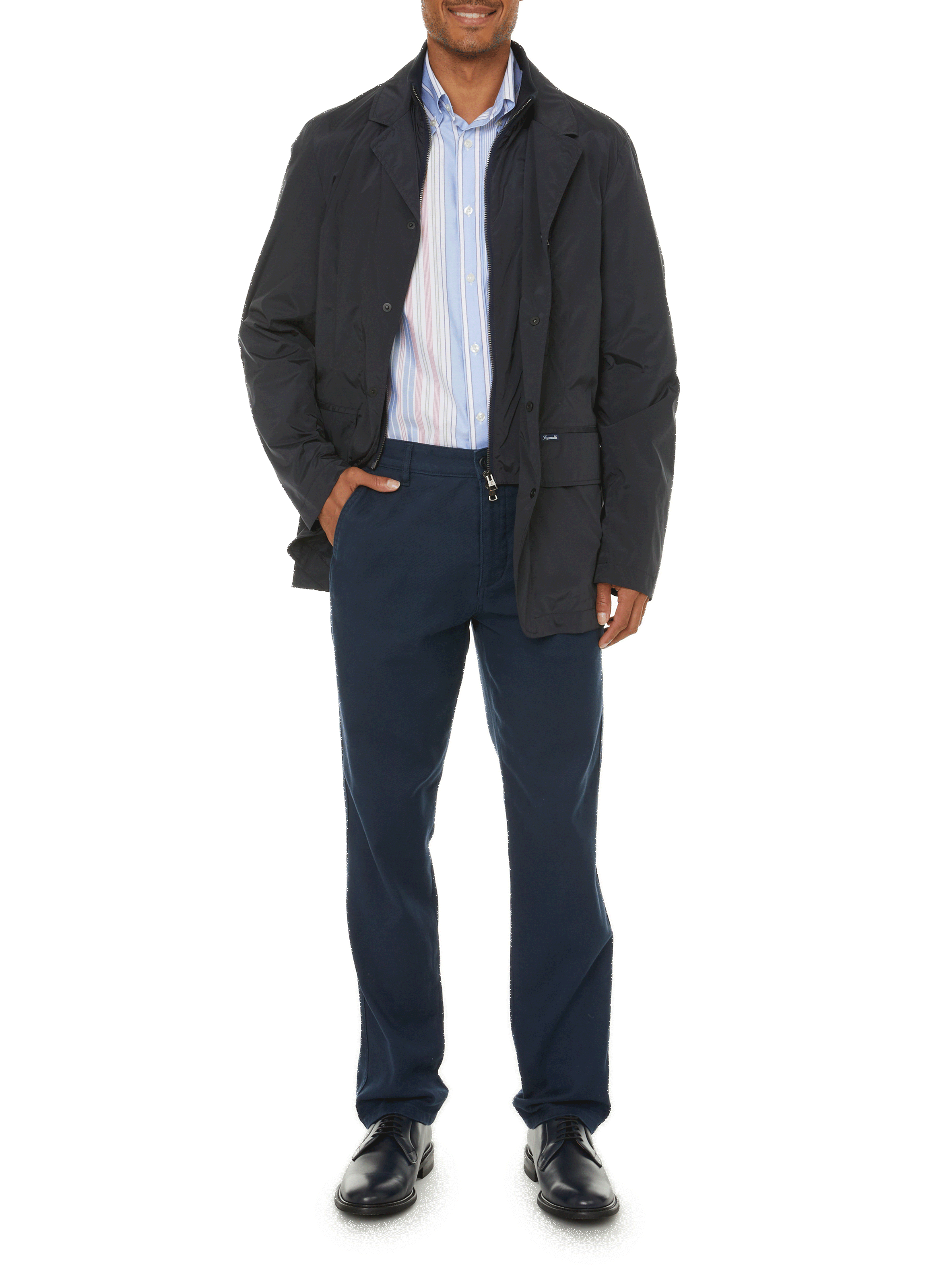 Derbies en cuir SAISON 1865 Bleu