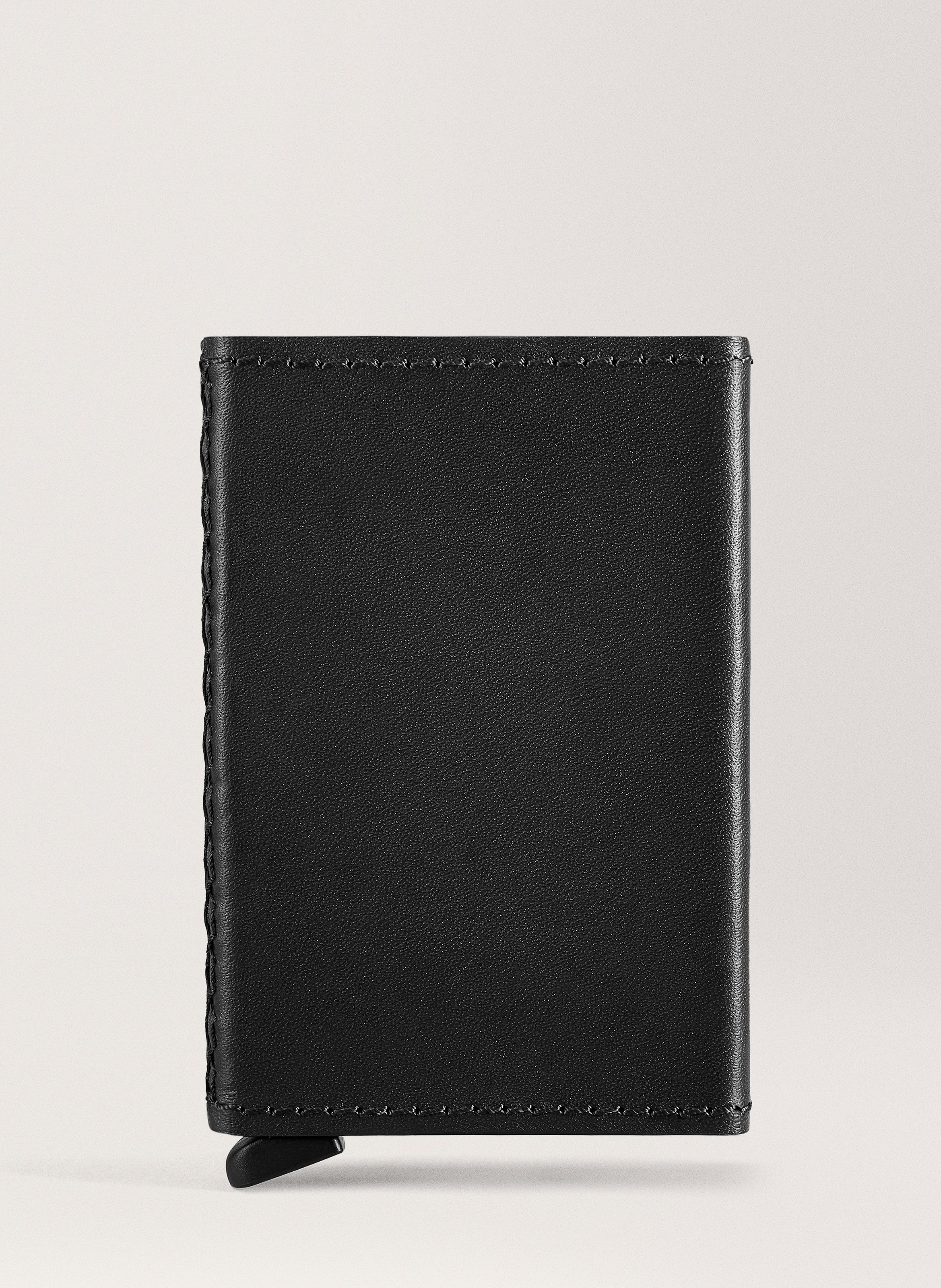 Porte-cartes 'The Cardprotector' en cuir vachetta CARL FRIEDRIK Noir