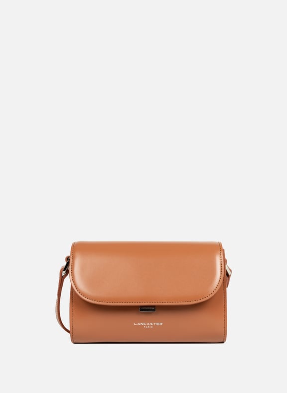 Petit sac trotteur - suave even Marron by LANCASTER LANCASTER Petit sac trotteur - suave even Marron