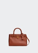 Sac à main Icon en cuir  Winter cognac