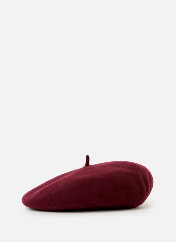 Béret en laine Rouge by DORIA 1905 DORIA 1905 Béret en laine Rouge